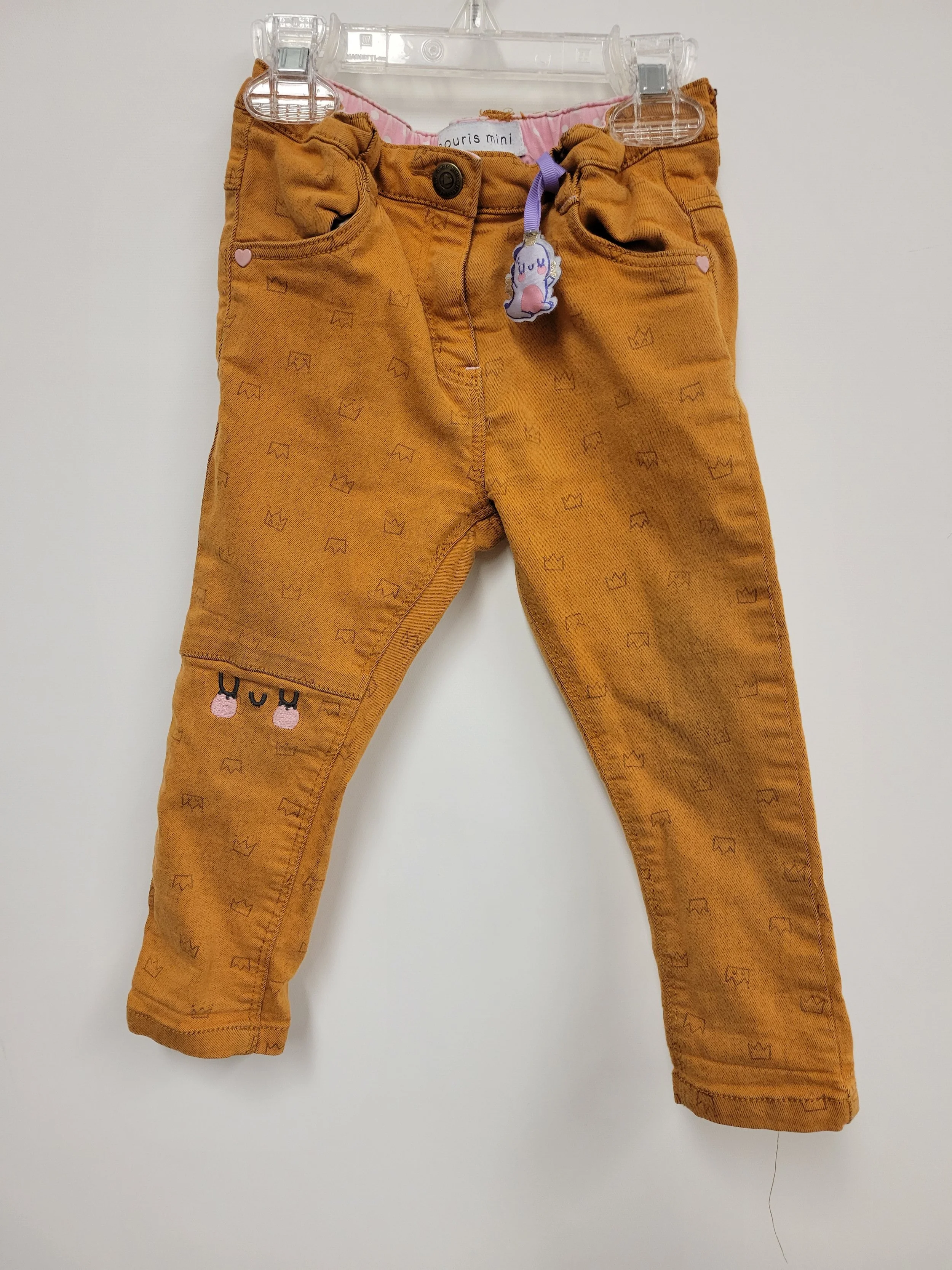 Jean orange, Souris Mini, 18-24 mois