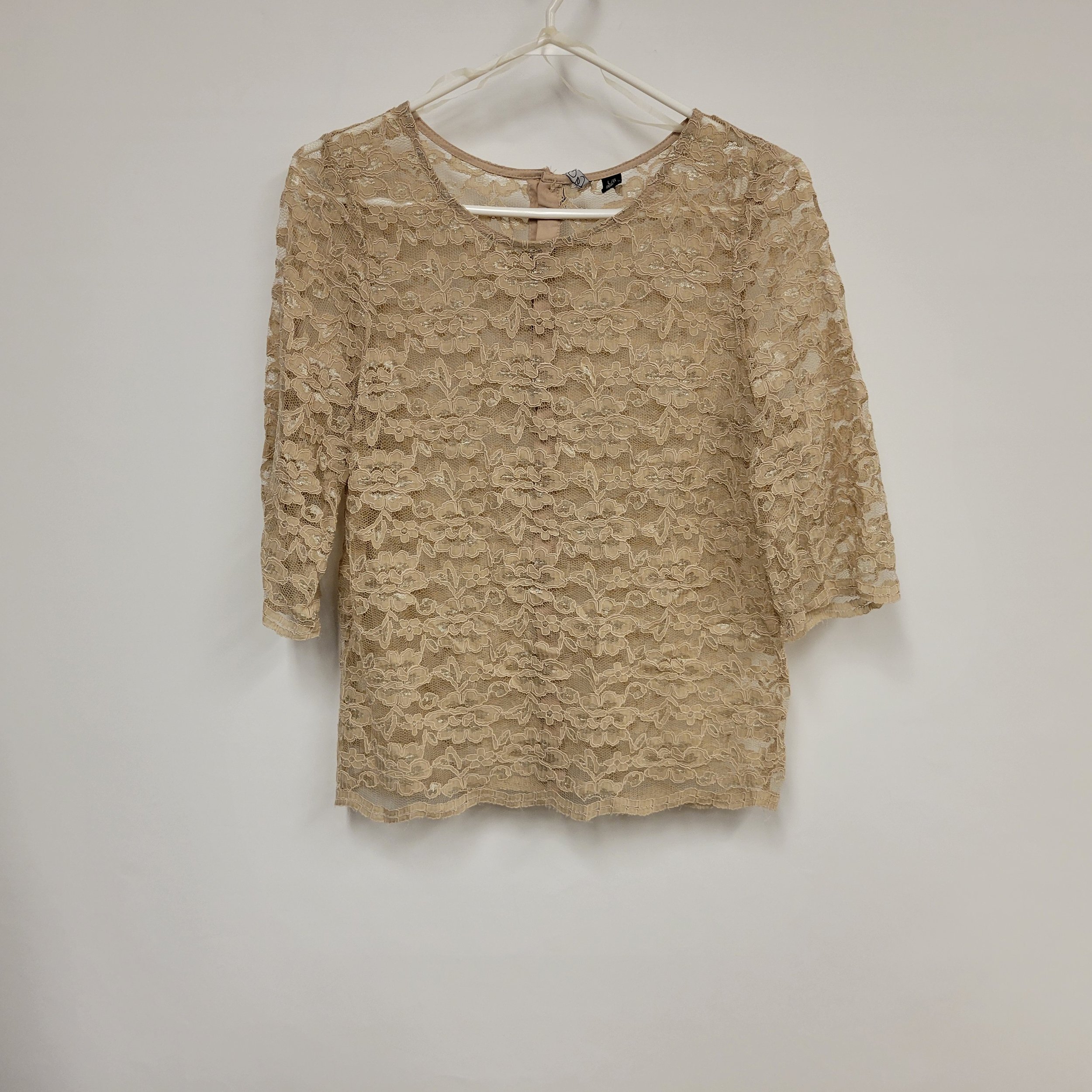 Haut en dentelle beige, La Classe Couture, L