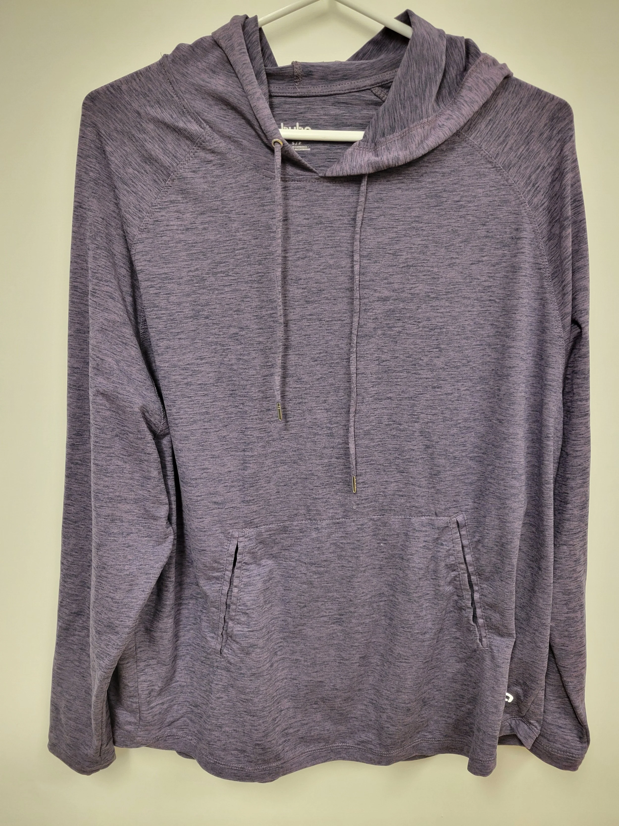 chandail sport mauve a capuche, hyba, S