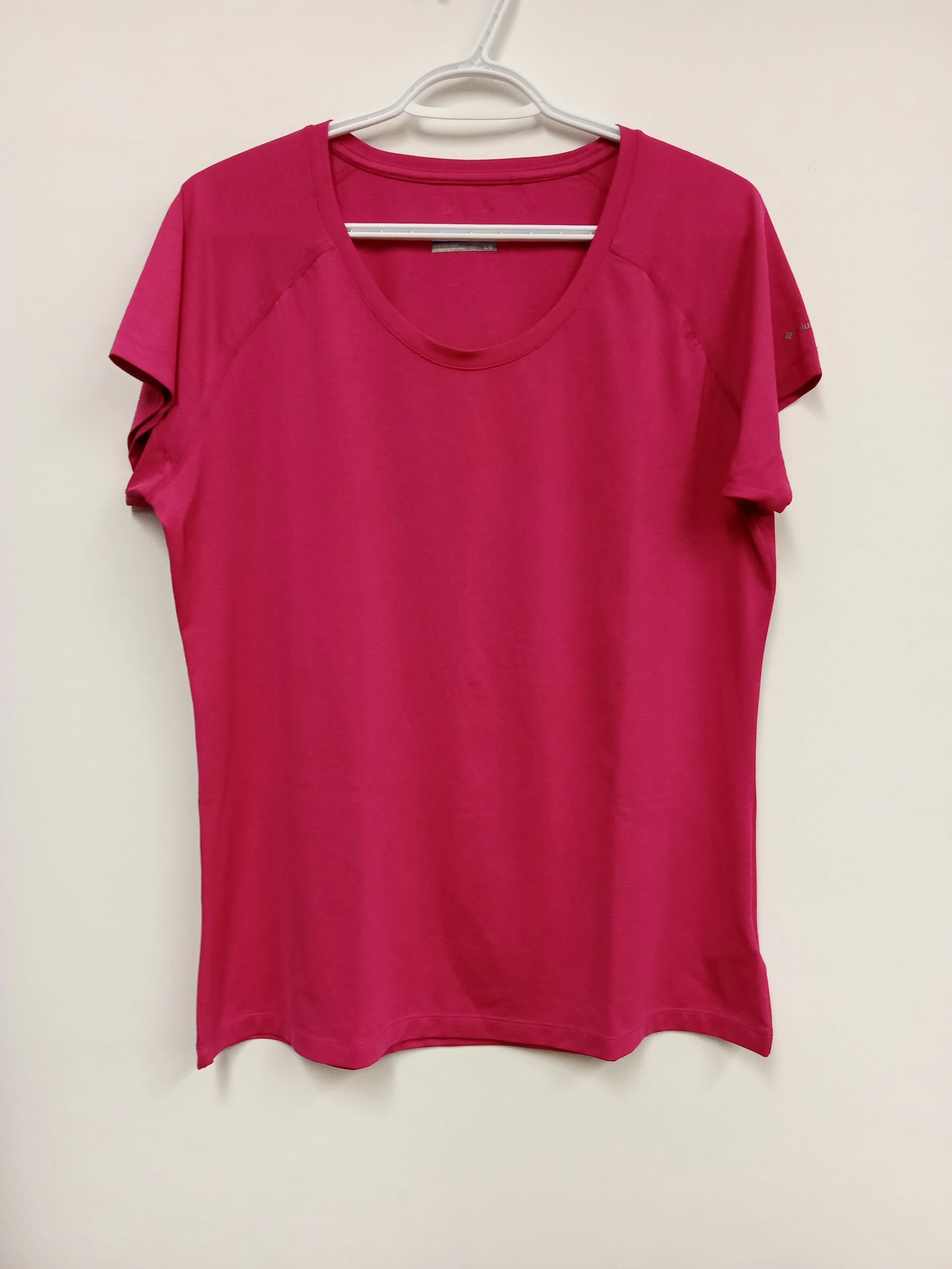 T-short sport léger rose fushia, Columbia, L