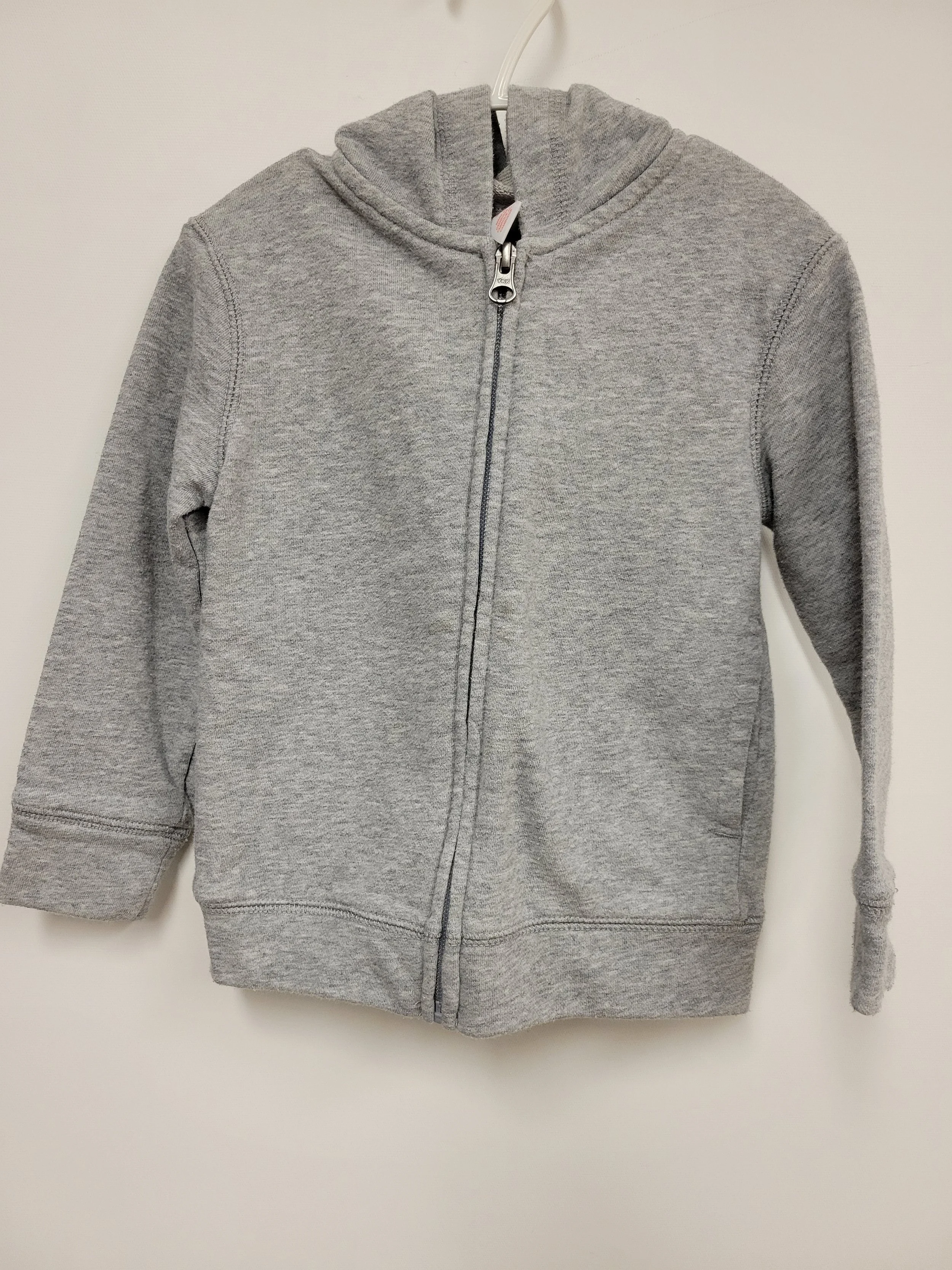 Coton ouaté à capuche gris zippé, Joe Fresh, 3 ans