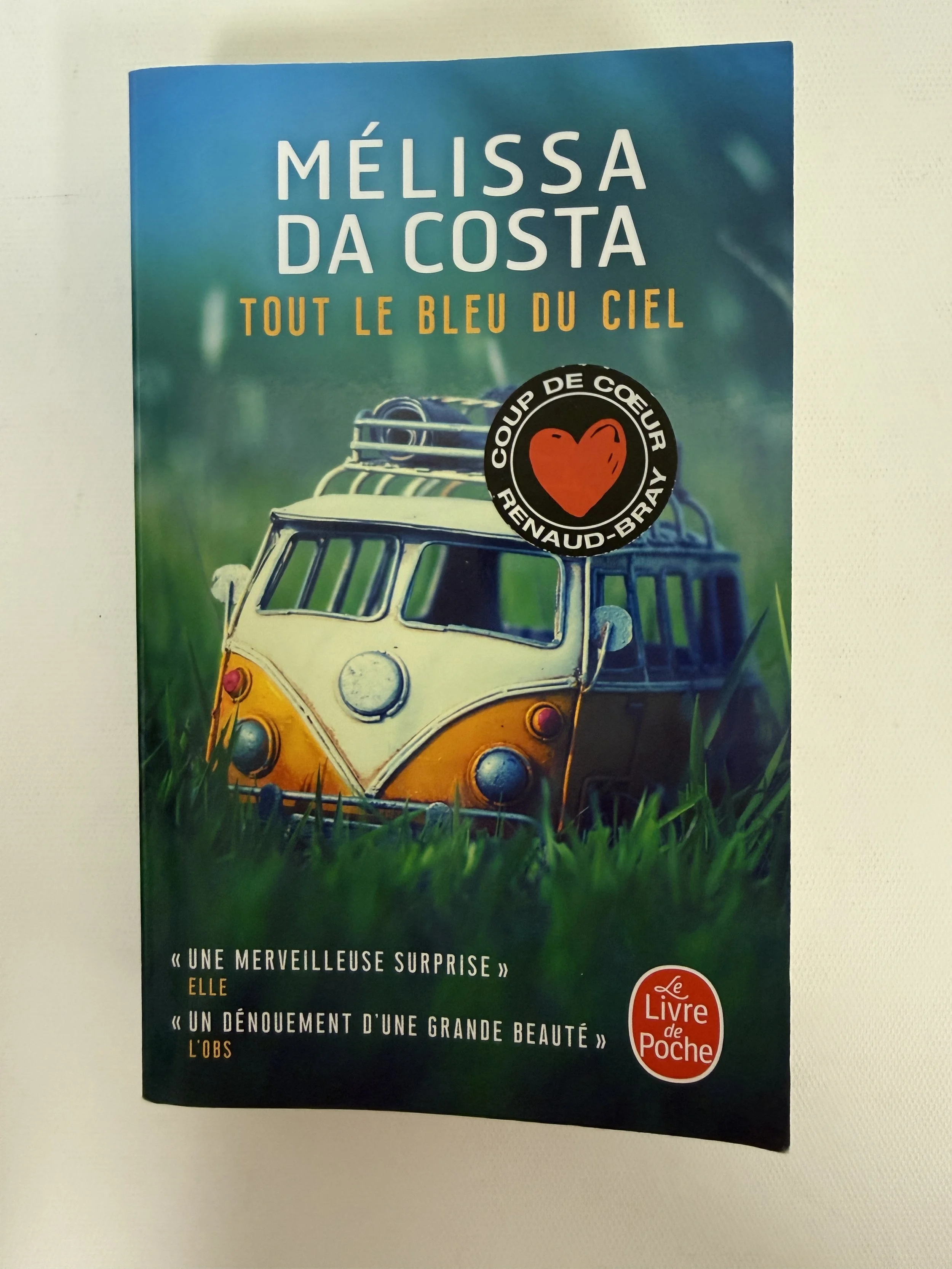 TOUT LE BLEU DU CIEL - MÉLISSA DA COSTA