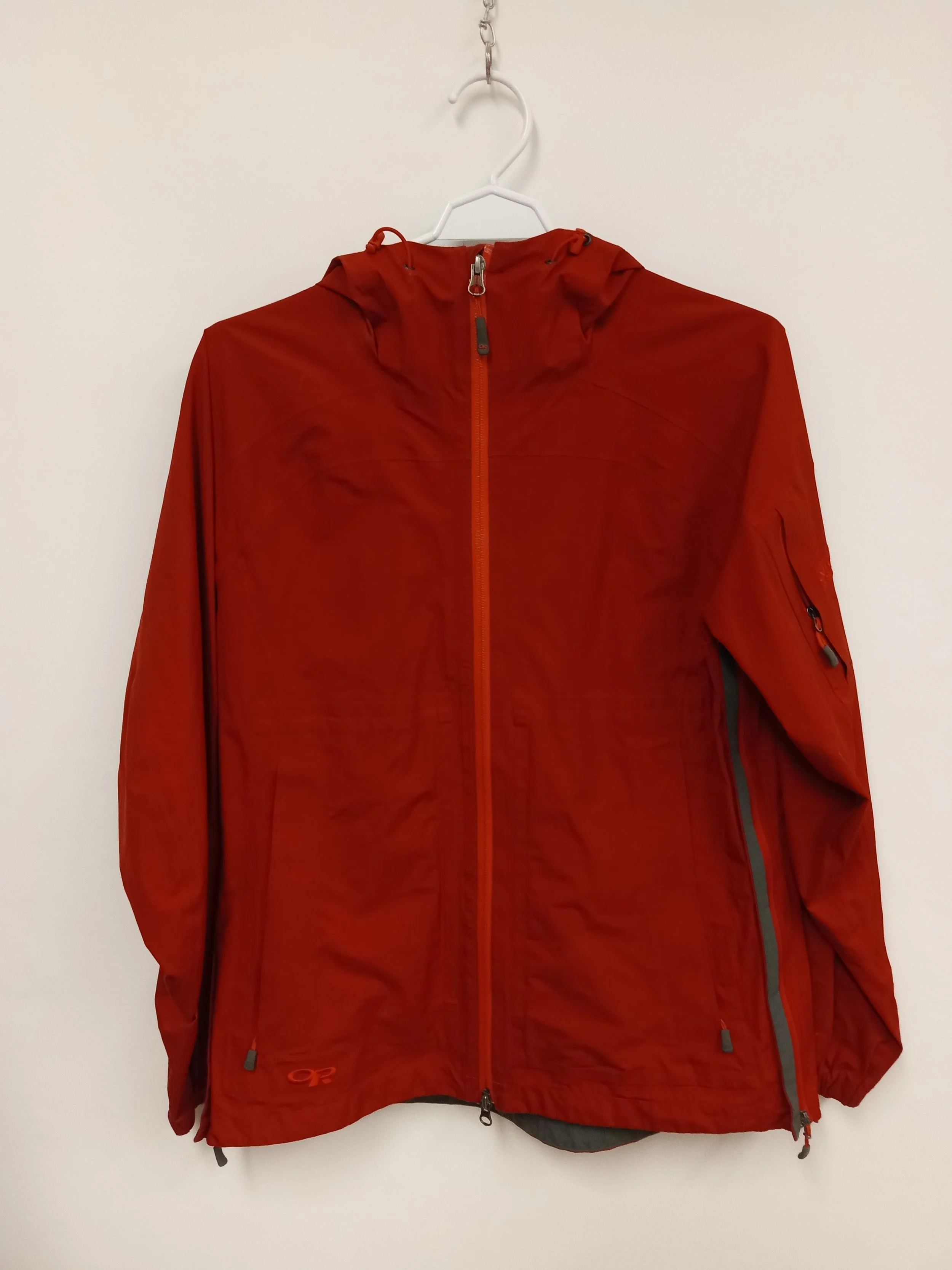 Coupe-vent sport à capuchon, Rouge orangé, OR (Outdoor Research), M