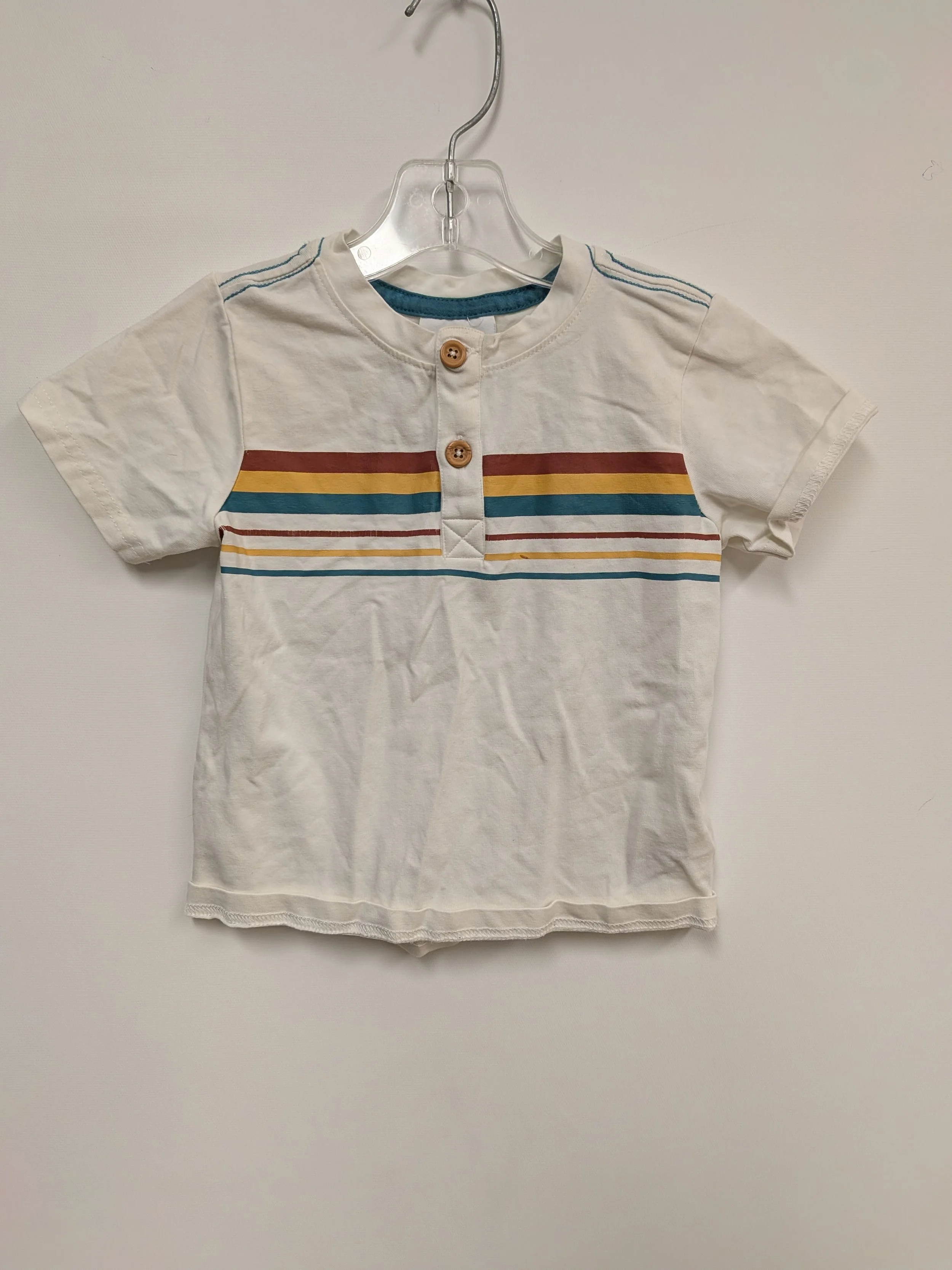 T-shirt blanc cassé à rayures, Tommy Bahama, 24 mois