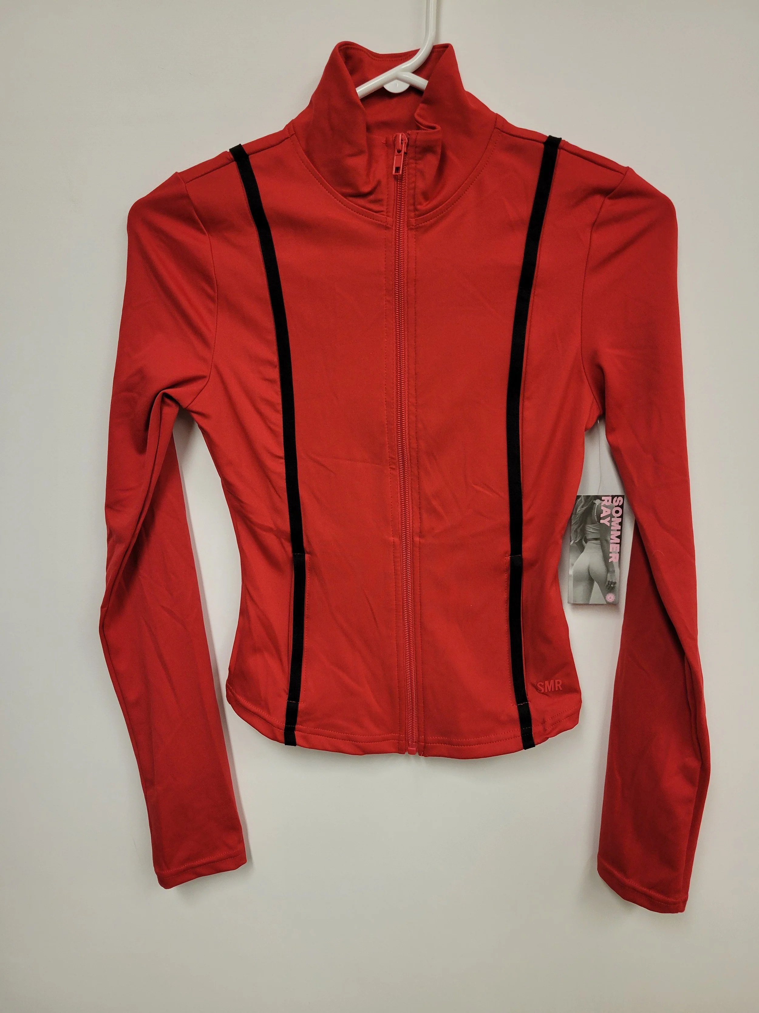 NEUF - veste rouge avec bandes noires, sommer ray, s