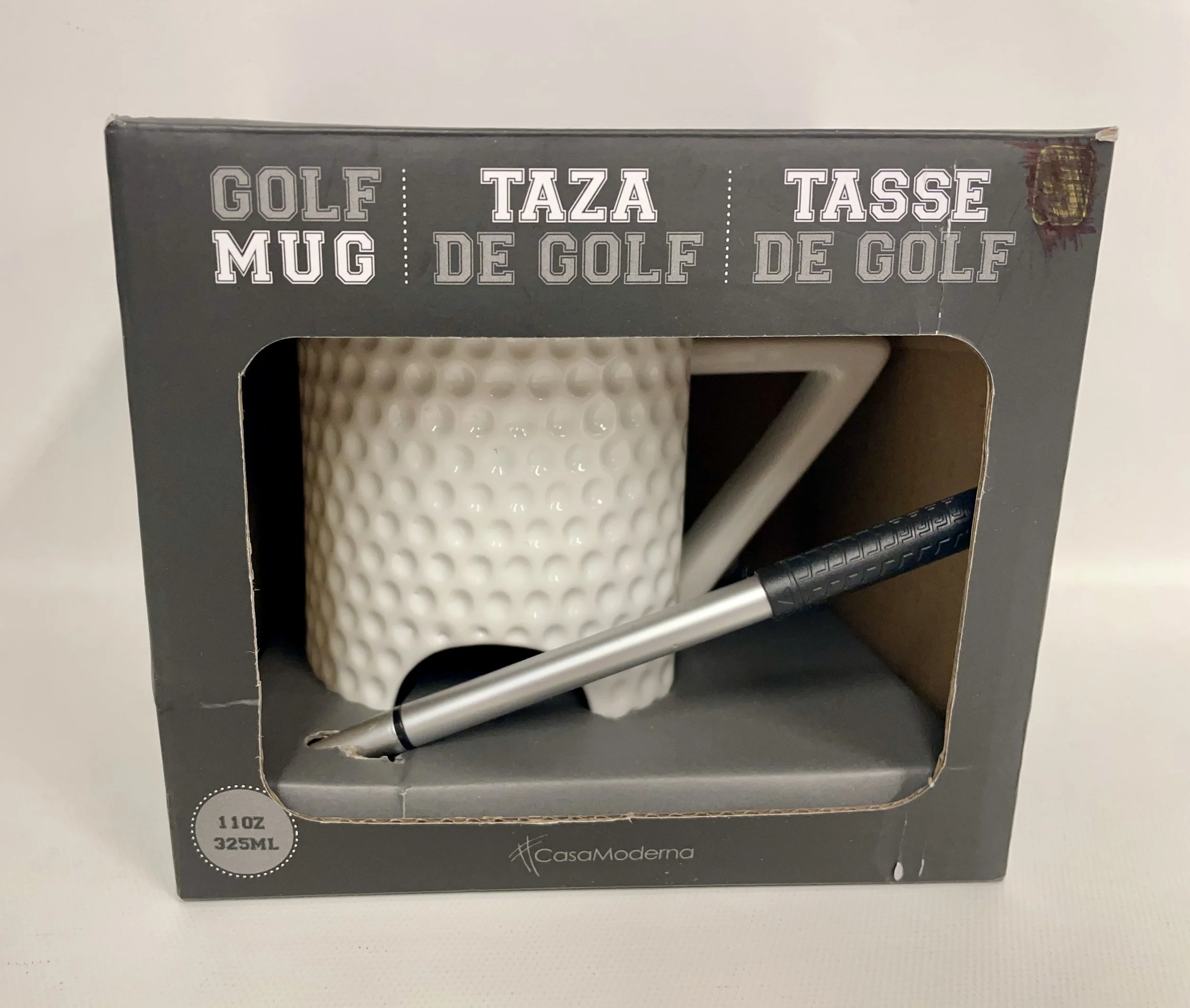 Tasse de golf, CASA MODERNA, 325 ml, bâton et balle inclus..