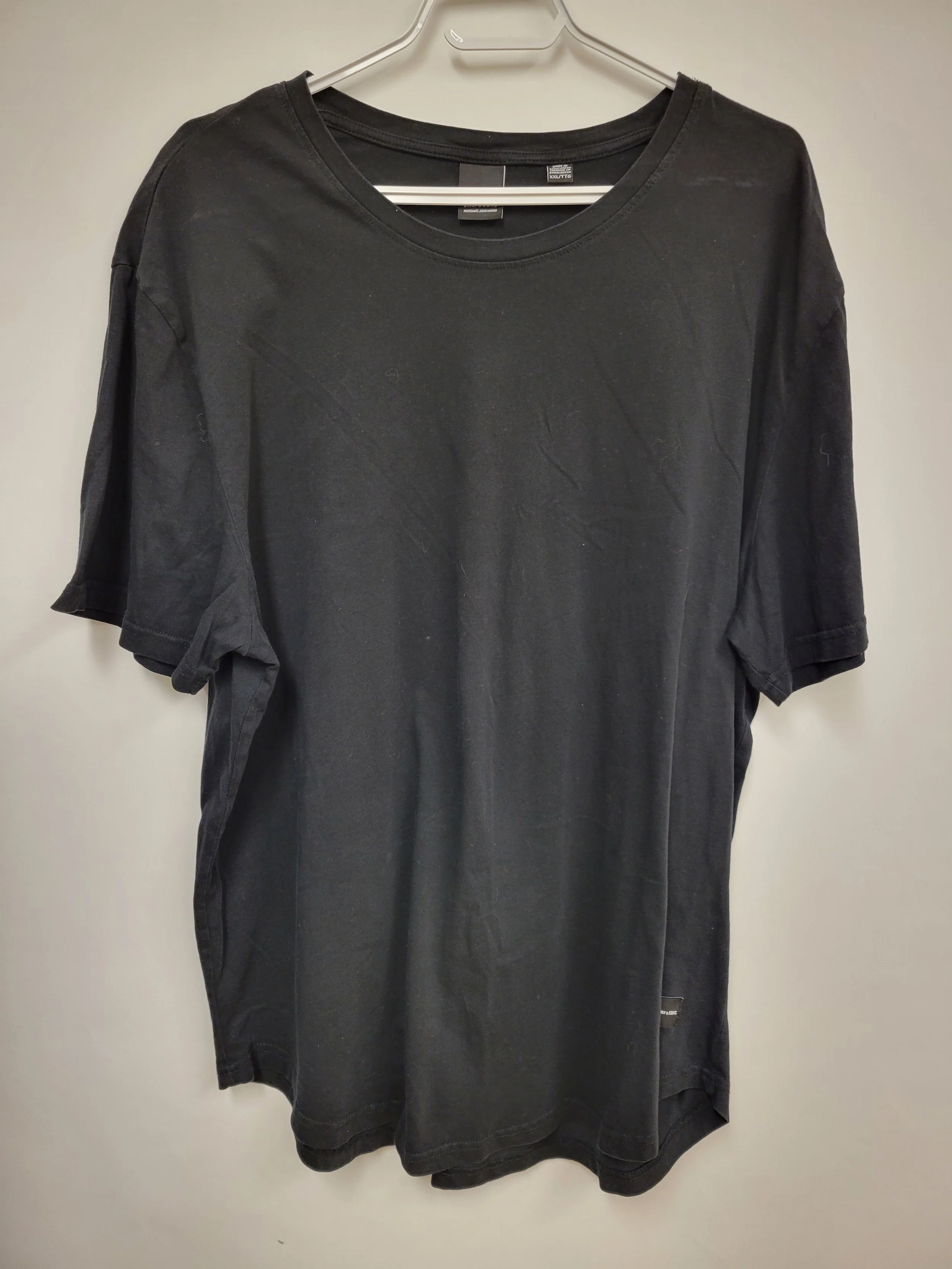T-shirt noir, Only&Sons, XXL