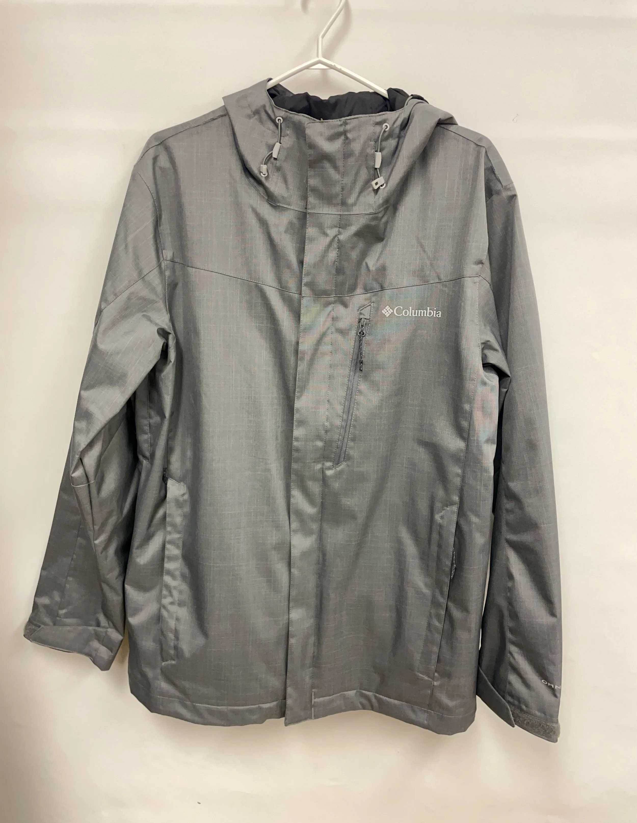 Manteau/coupe-vent gris style coquille, COLUMBIA, comme neuf, M.