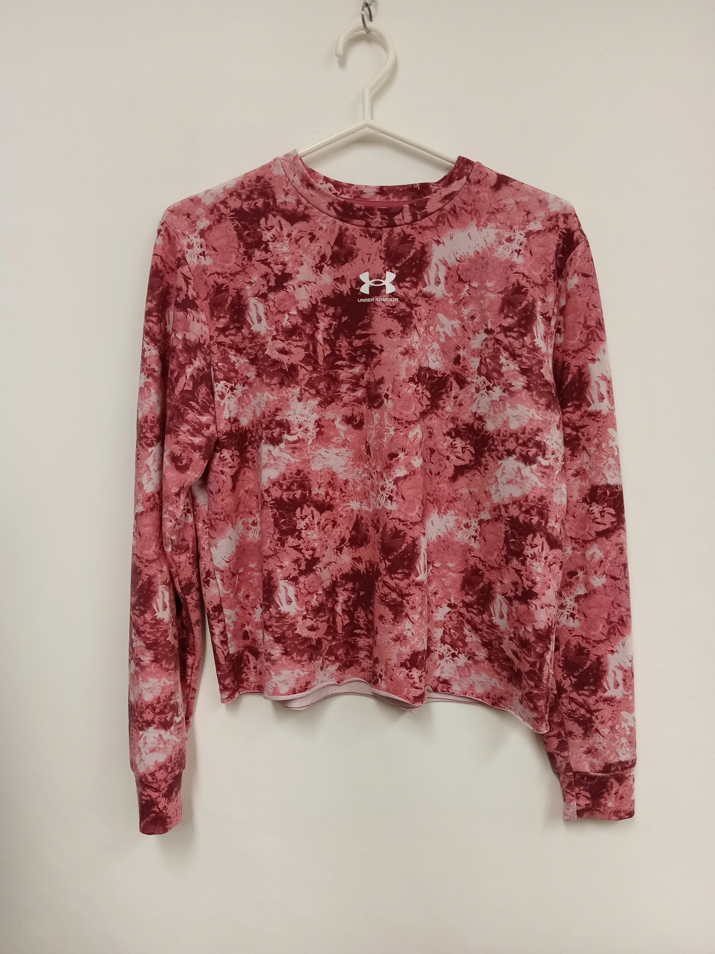 Coton ouaté de sport, rose avec motifs, Under Armour, M
