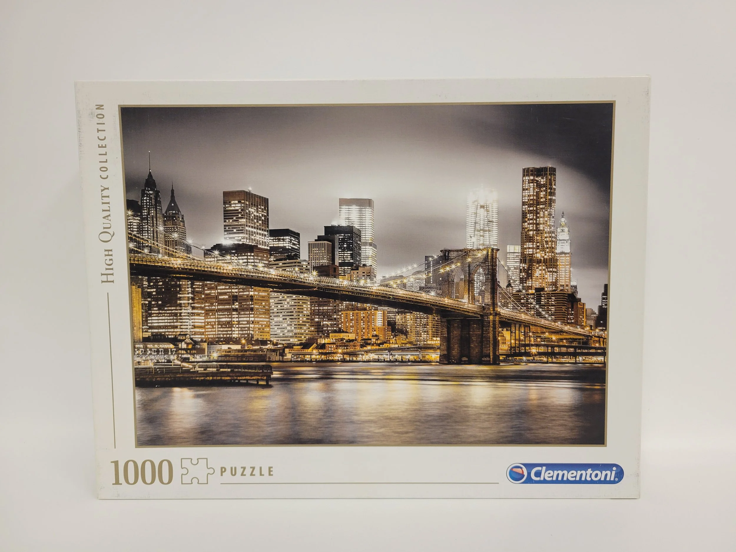 casse-tête 1000 morceaux, pont de new york, Clementoni