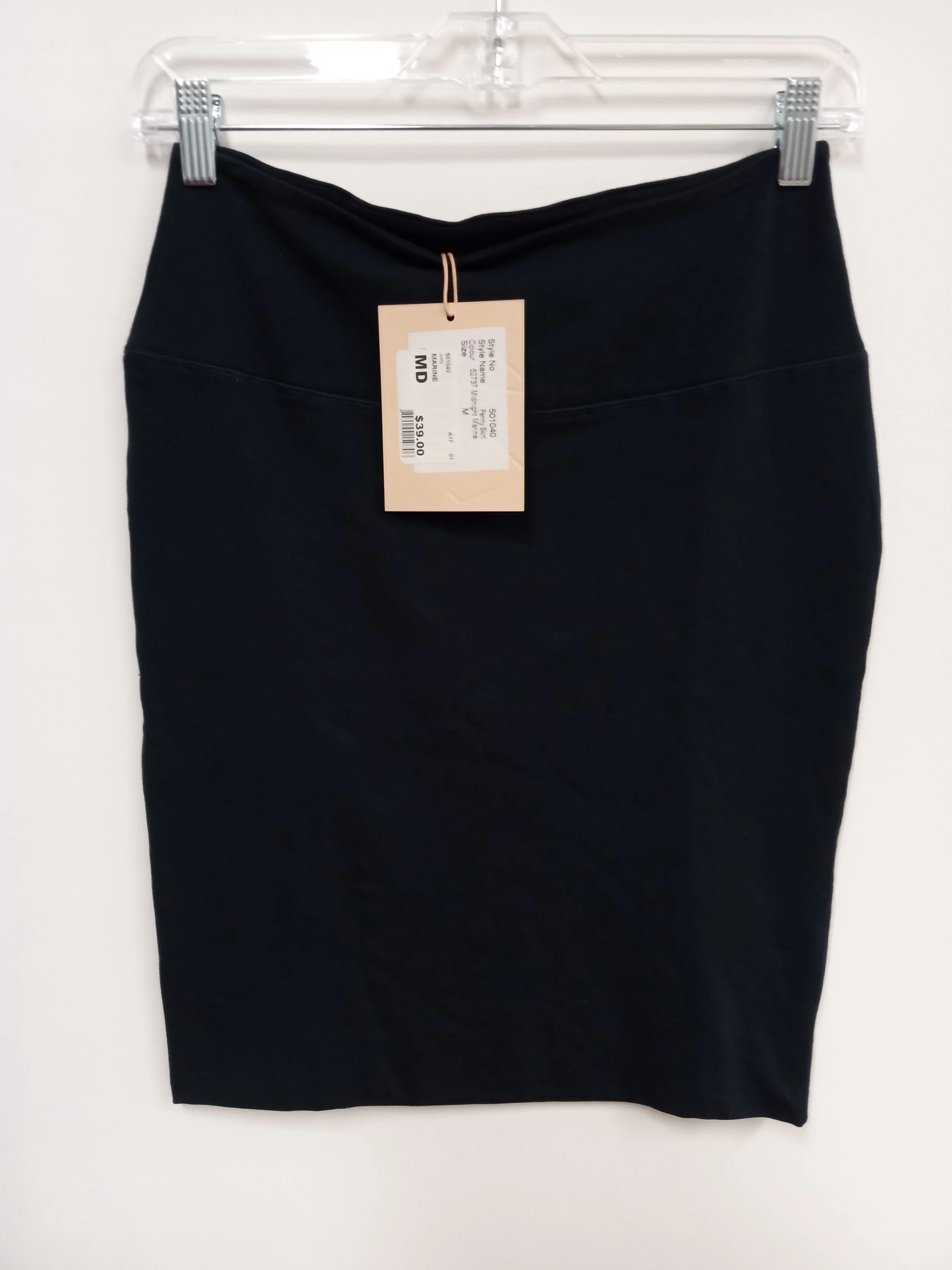 NEUF - Jupe marine (tricot de coton, Elastane), KAFFE, M