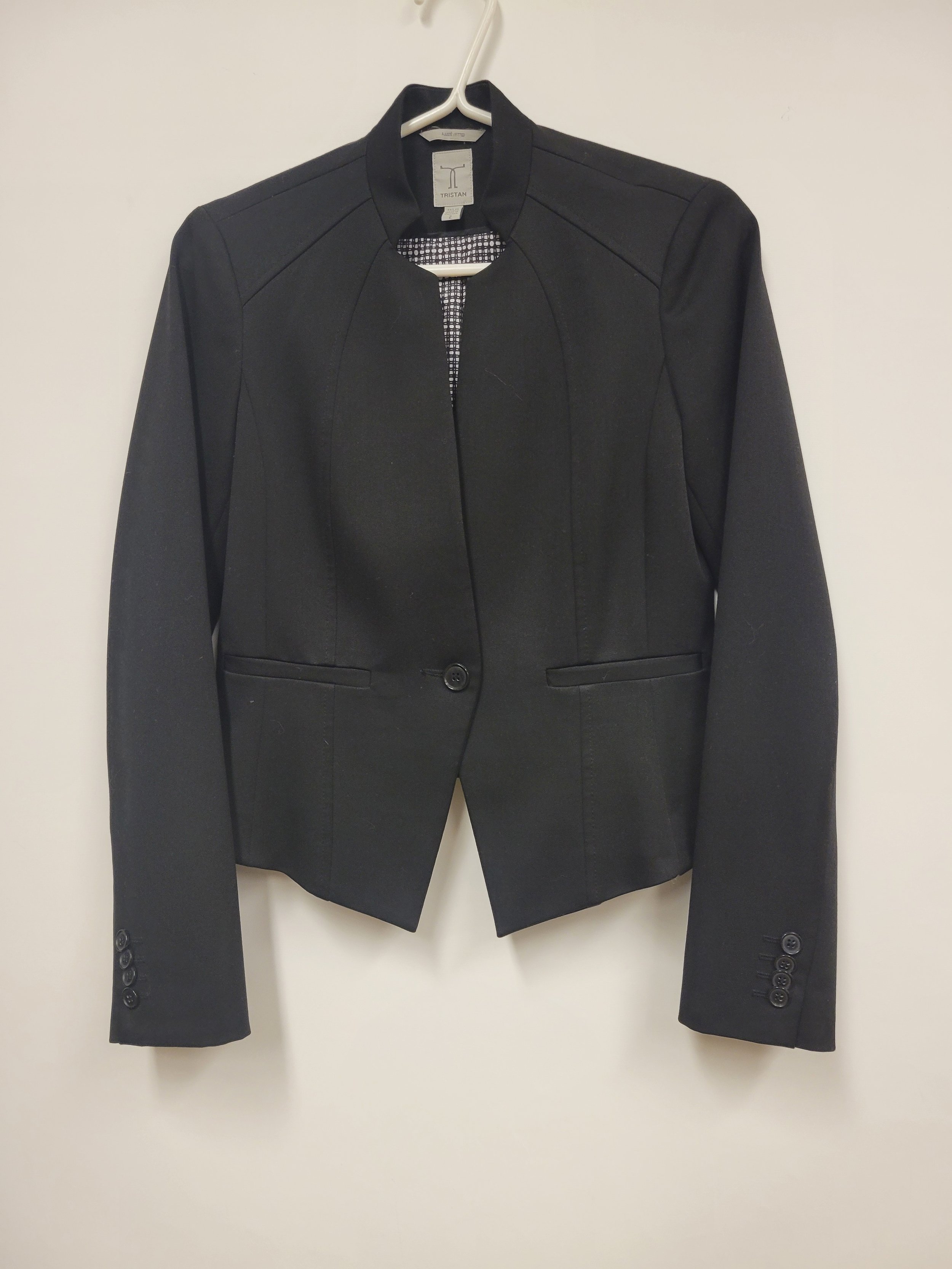 veston noir, tristan, taille 2