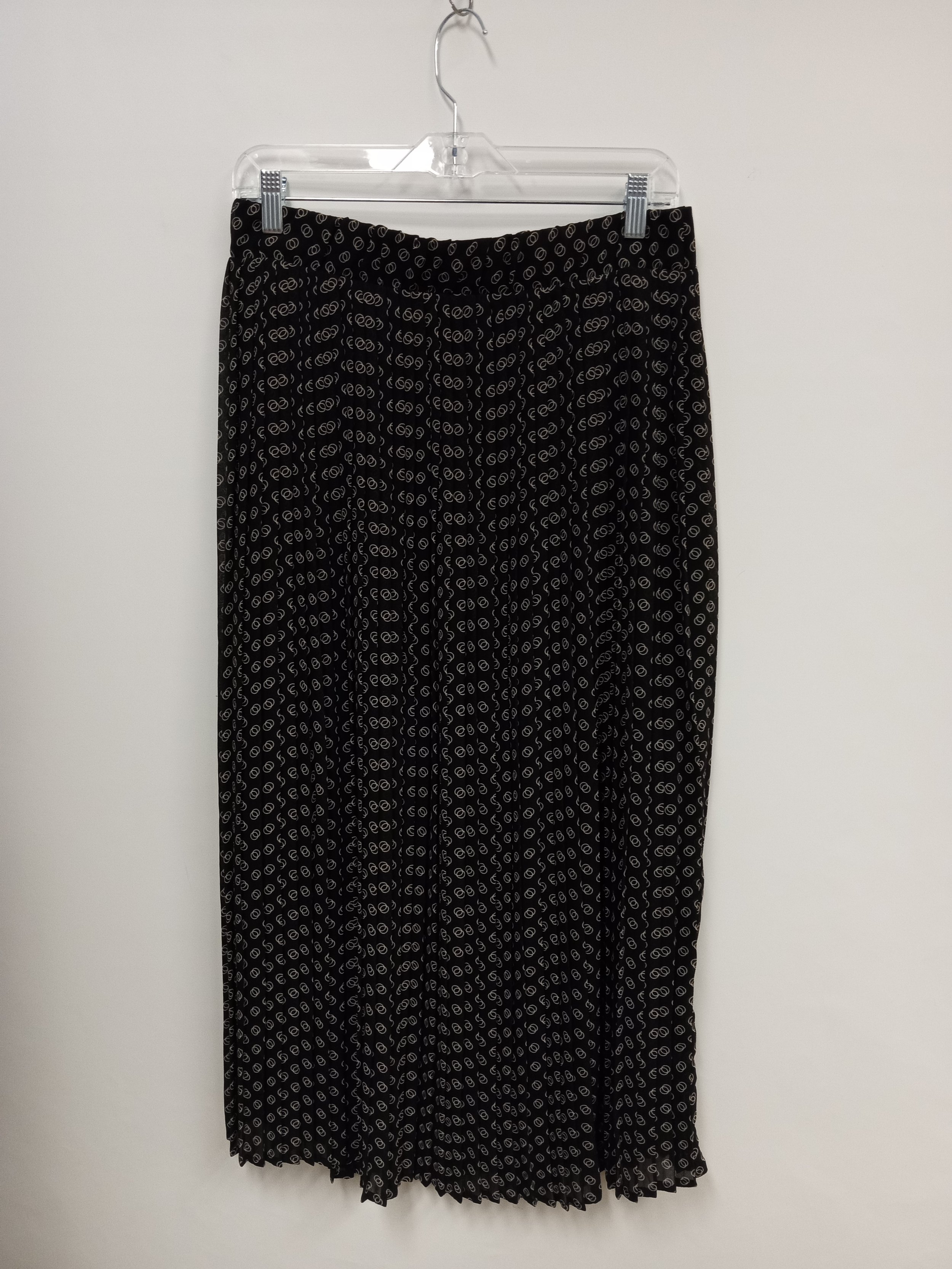 Jupe longue, noir avec motifs, Suzy Shier, M