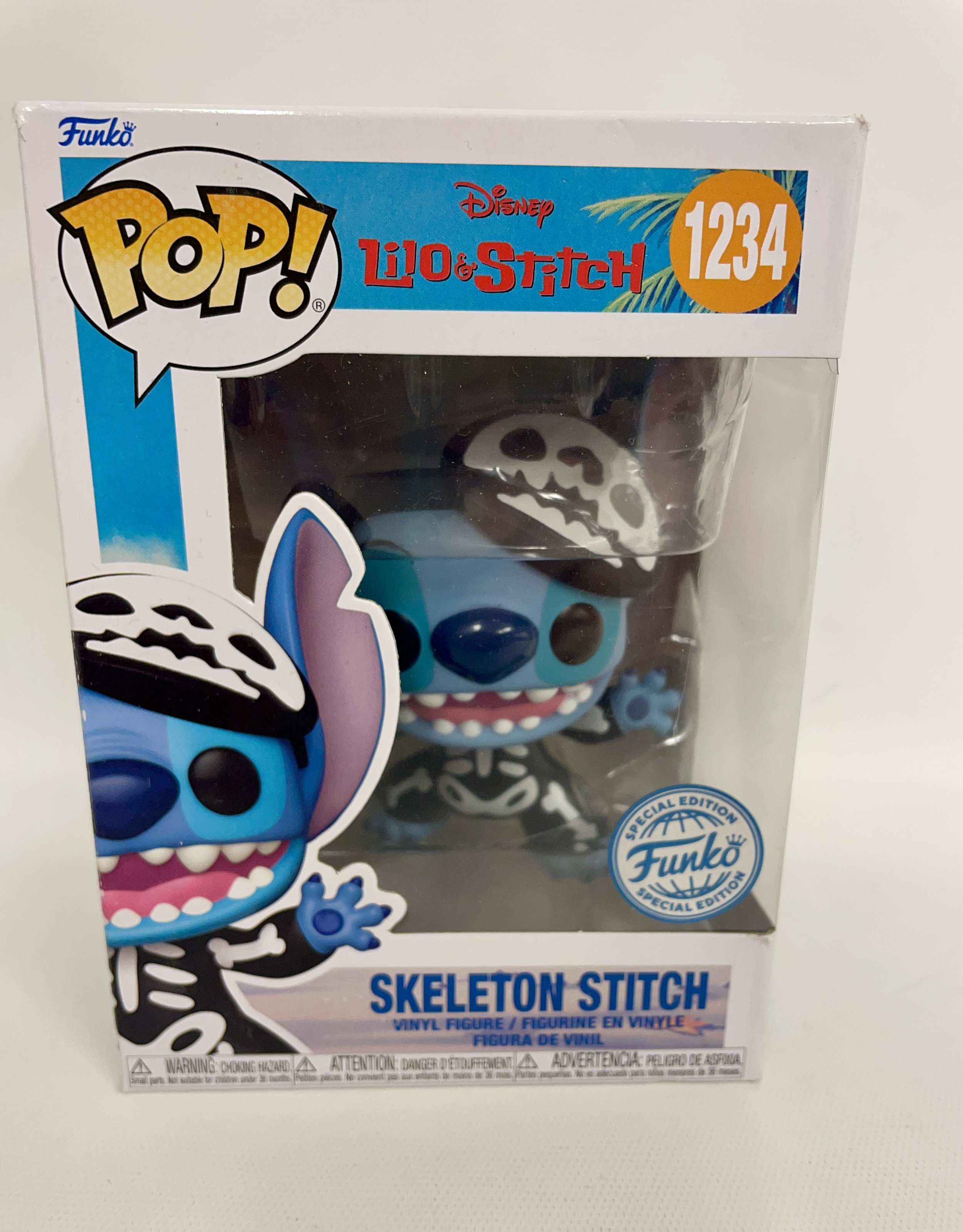 Figurine «Skeleton Stitch» Dinsney, Édition spéciale Funko.
