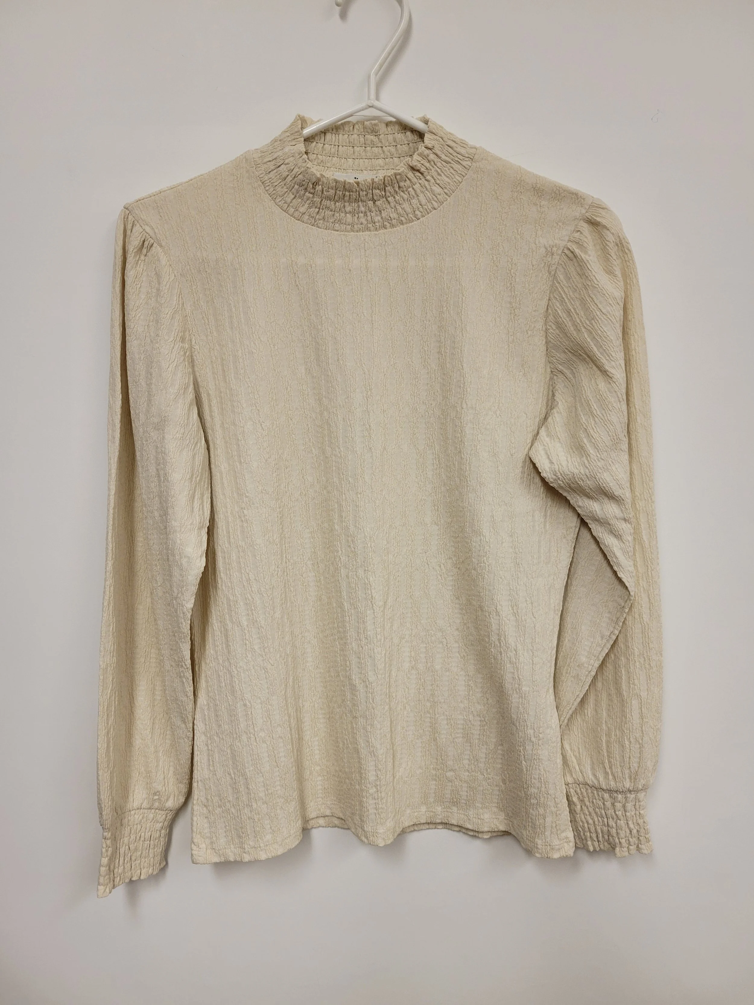 haut beige pâle, garcia, taille S