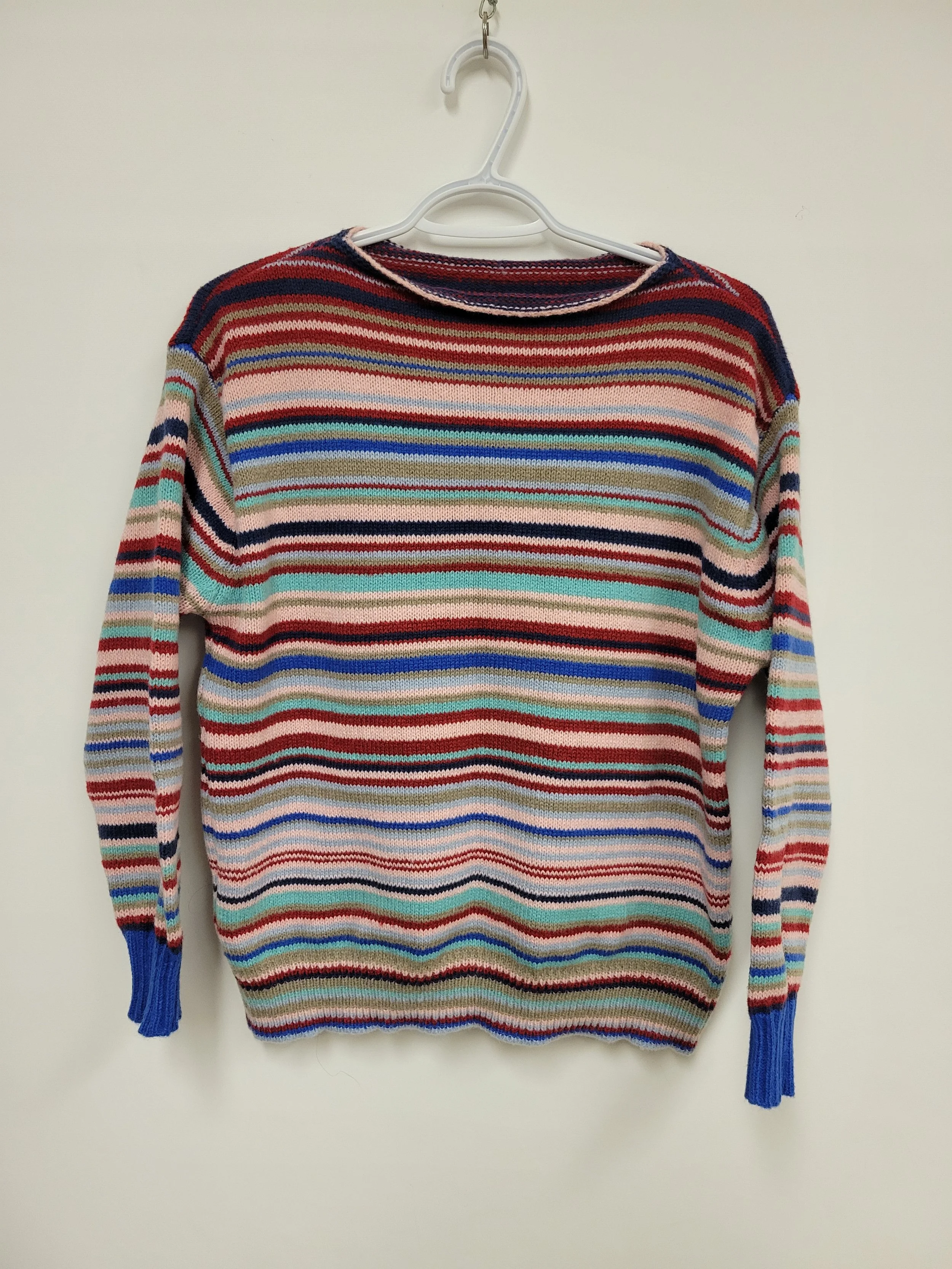 chandail a rayure multicolore, taille S