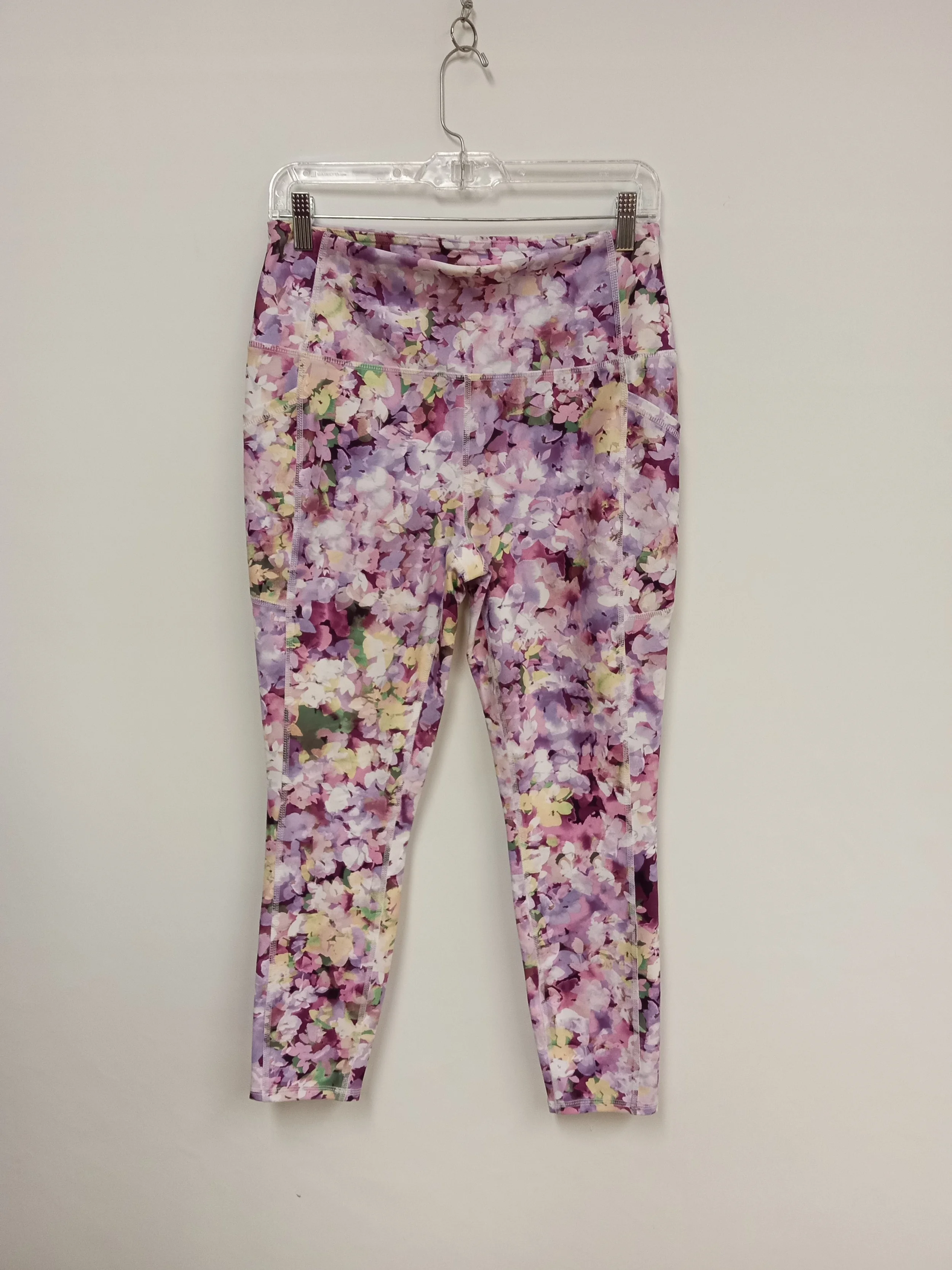 Legging sport, rose /lilas/blanc/vert, RBX active, L