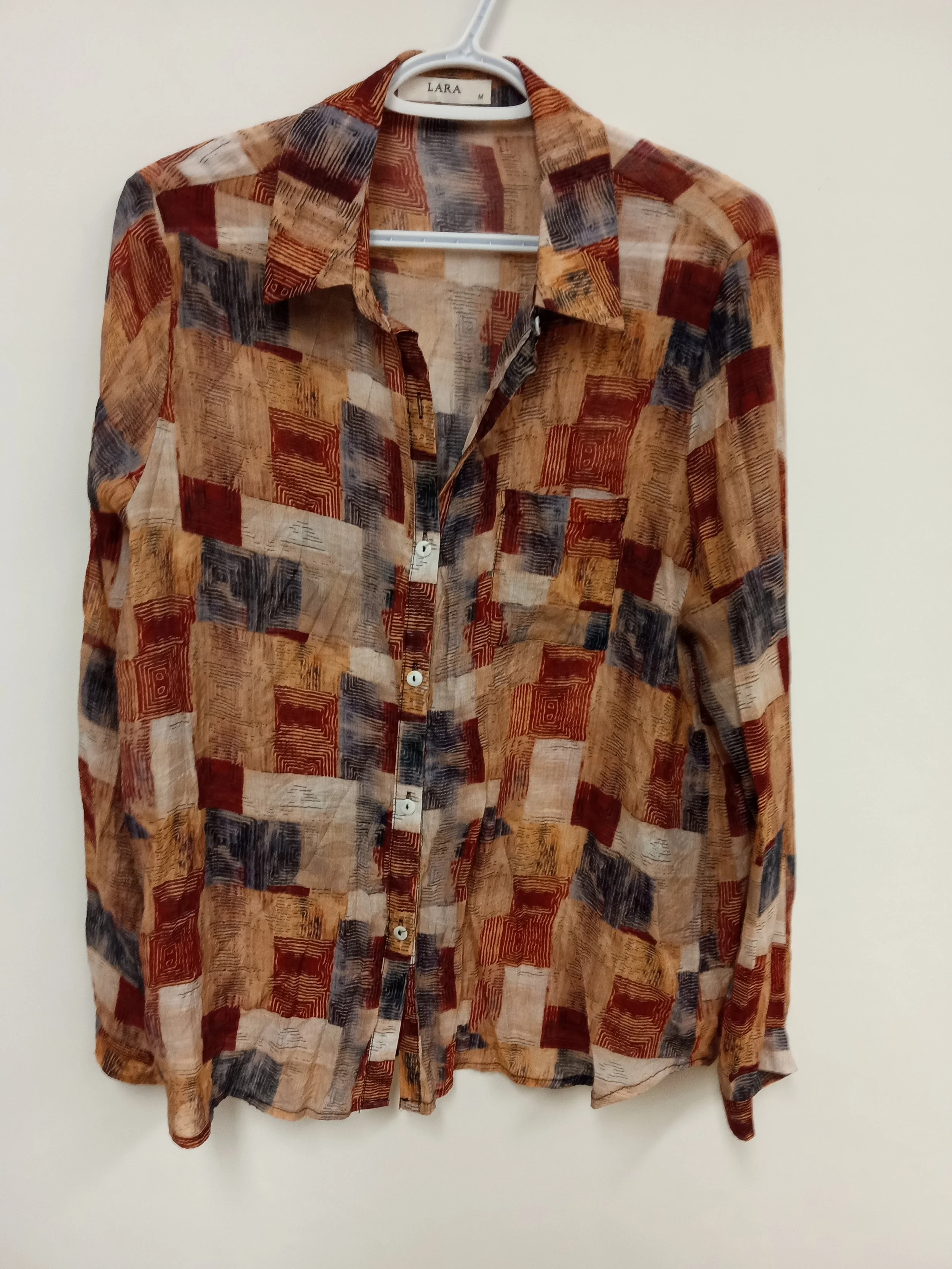 Chemise motif géométrique, Lara, M