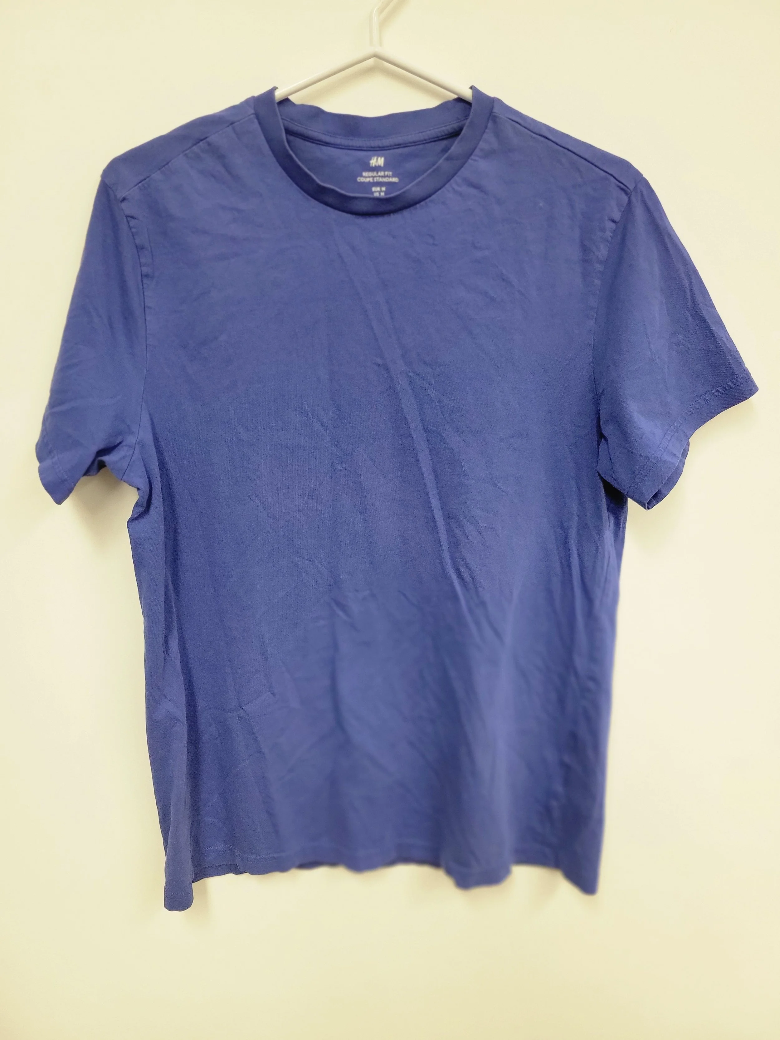 t-shirt bleu, h&m, M