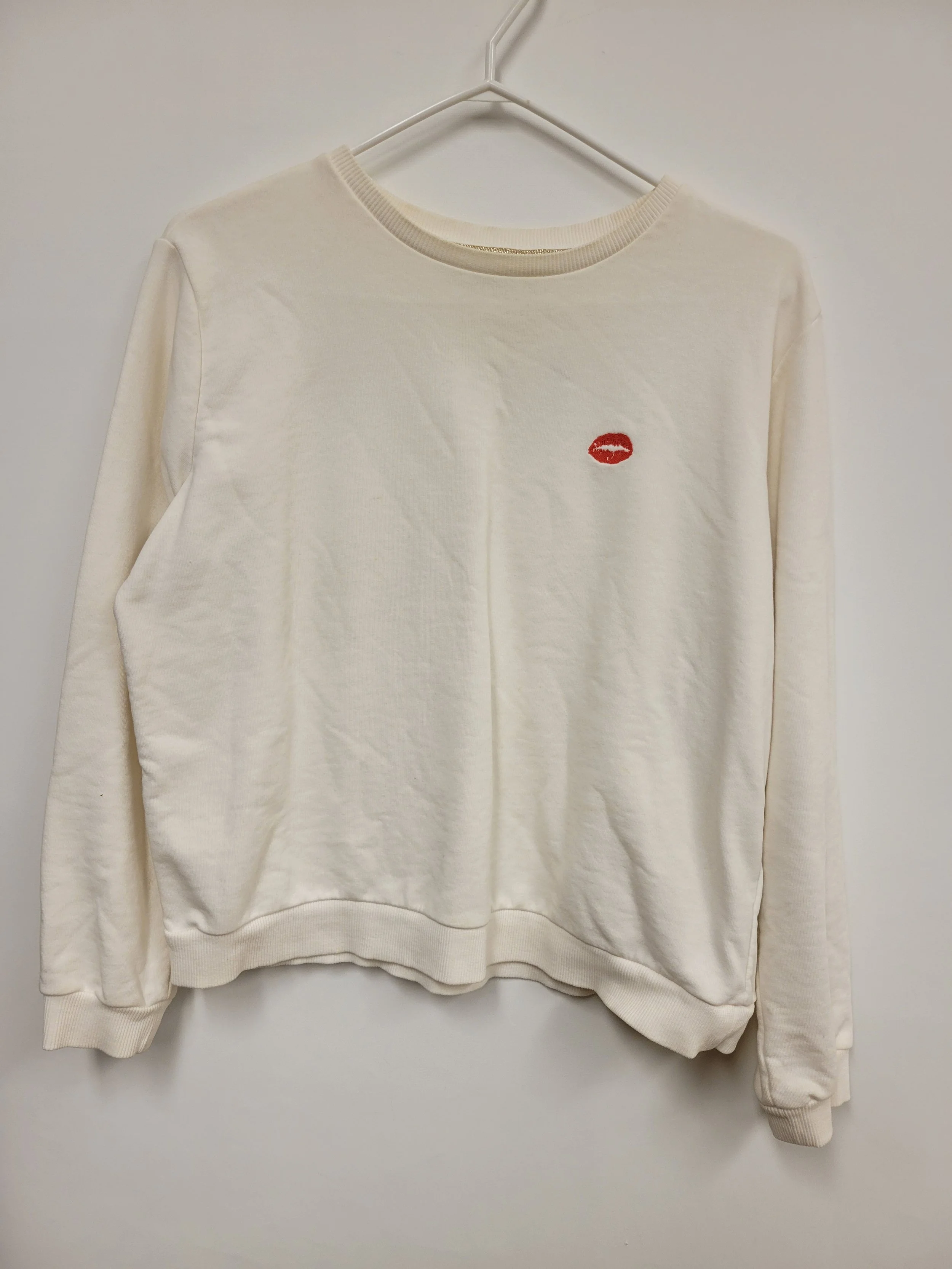 Coton ouaté crème avec bisou, Saint Tropez, S