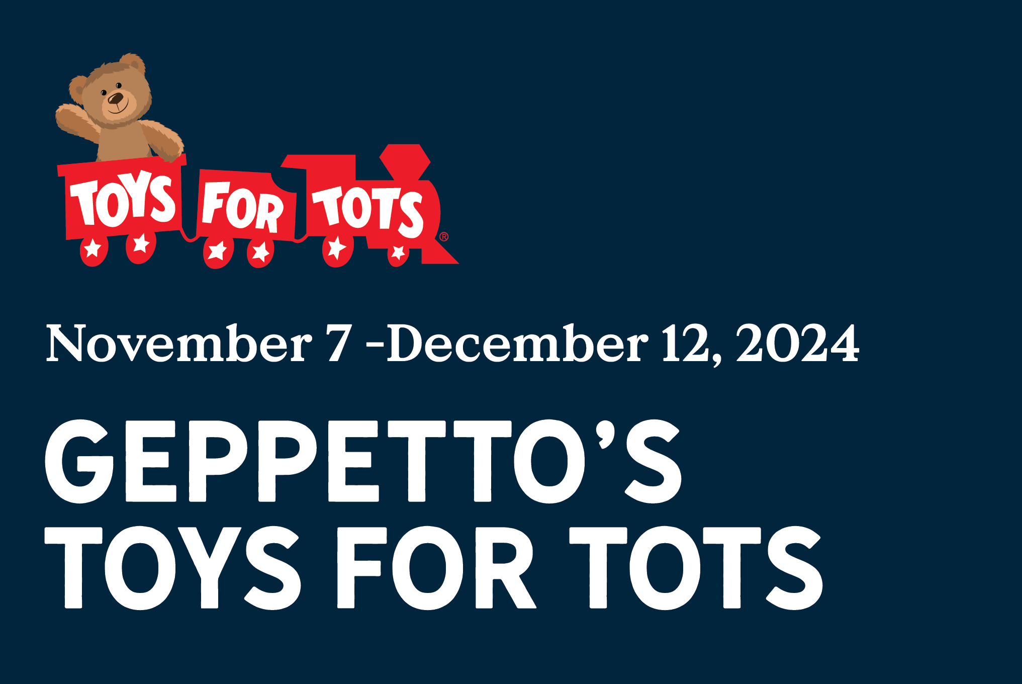 Geppetto's Toys for Tots — Seaport Village