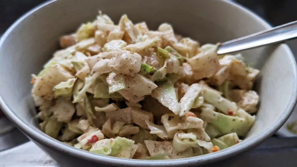 July 2022 Curried Harissa Slaw