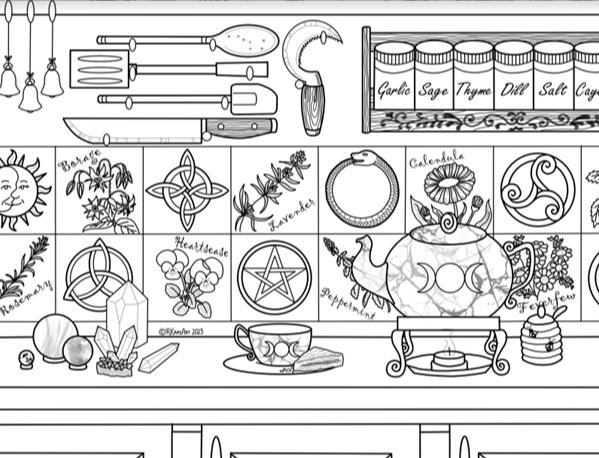 Ruth Kaasa Coloring Page March