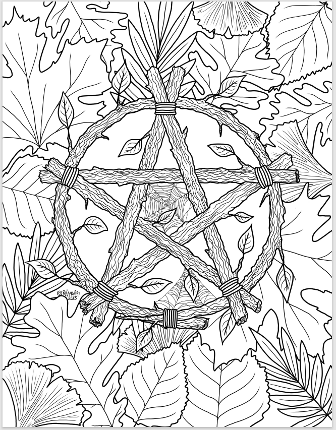 Ruth Kaasa Coloring Page November