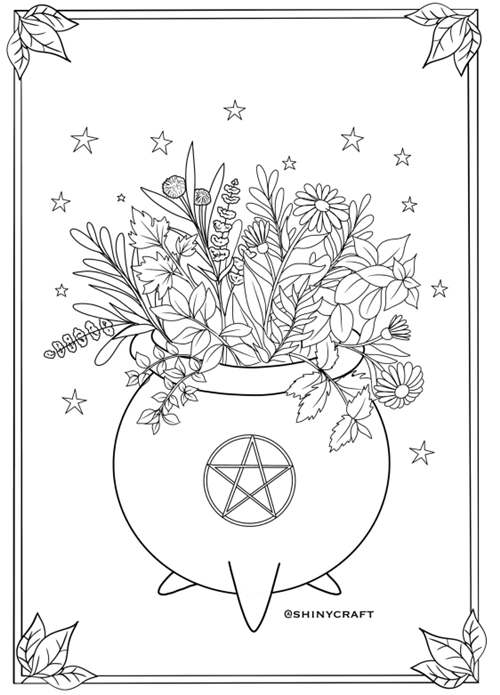 February 2024 Coloring Page