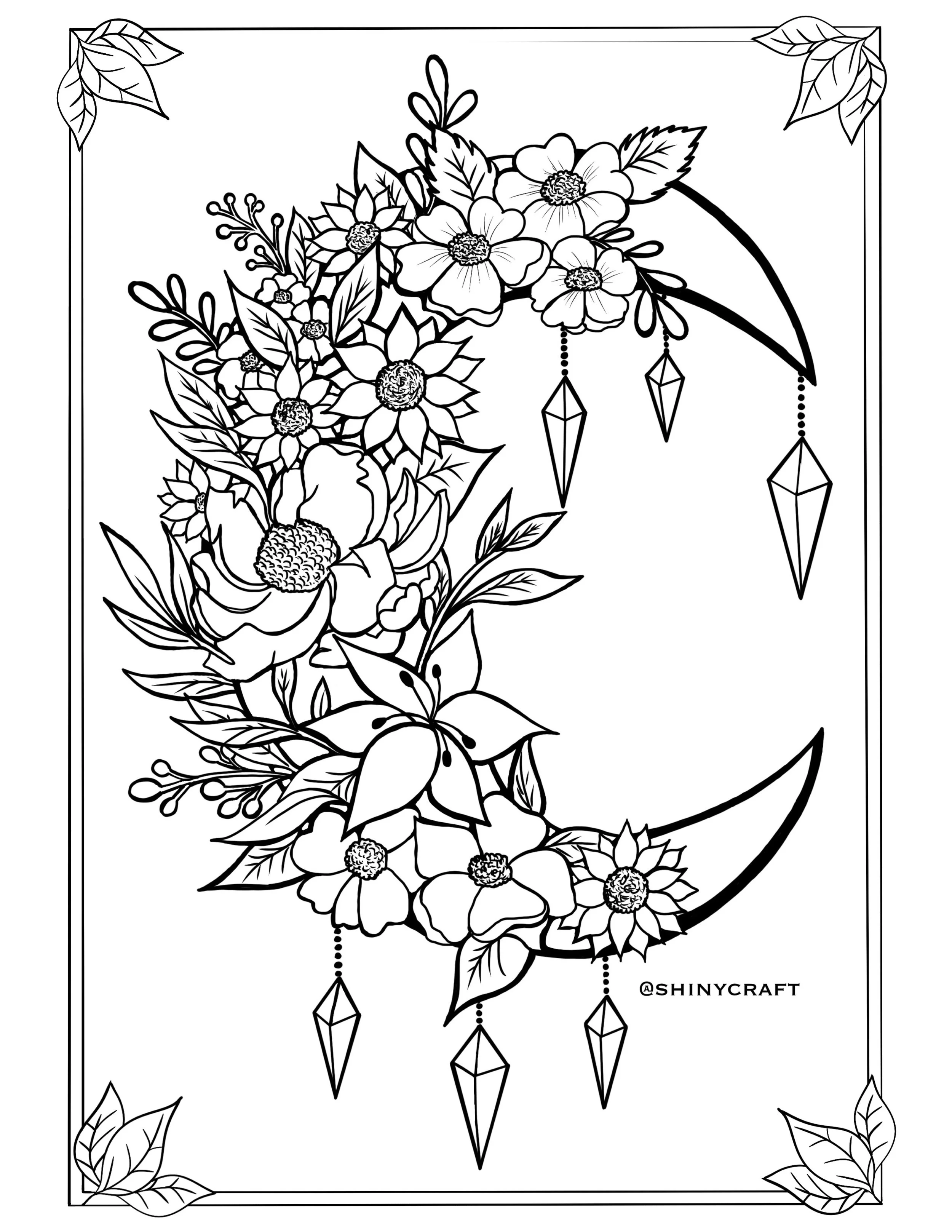 April 2024 Coloring Page