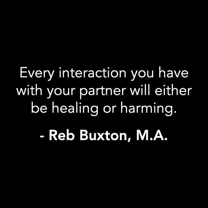 Every interaction you have with your partner will either be healing or harmful. What you choose to say, think, and do will tip the scale one way or the other. #love #connection #happycouples