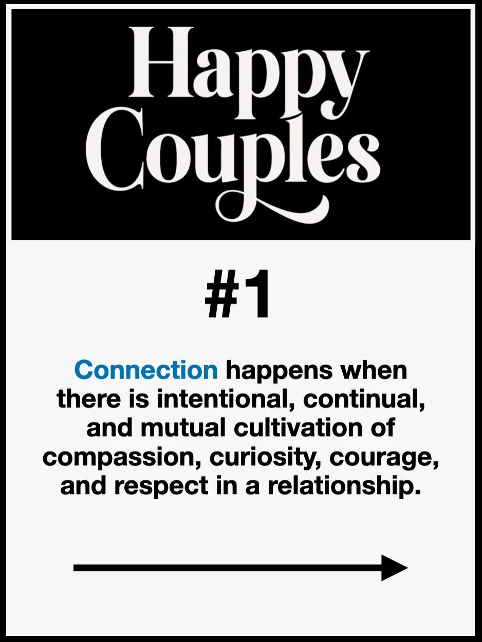 Here are all ten fundamentals for connection for HAPPY COUPLES.

May you have a wonderful Valentine&rsquo;s Day and a deep connection with your partner. &hearts;️

#love #valentines #connection #happiness #relationships