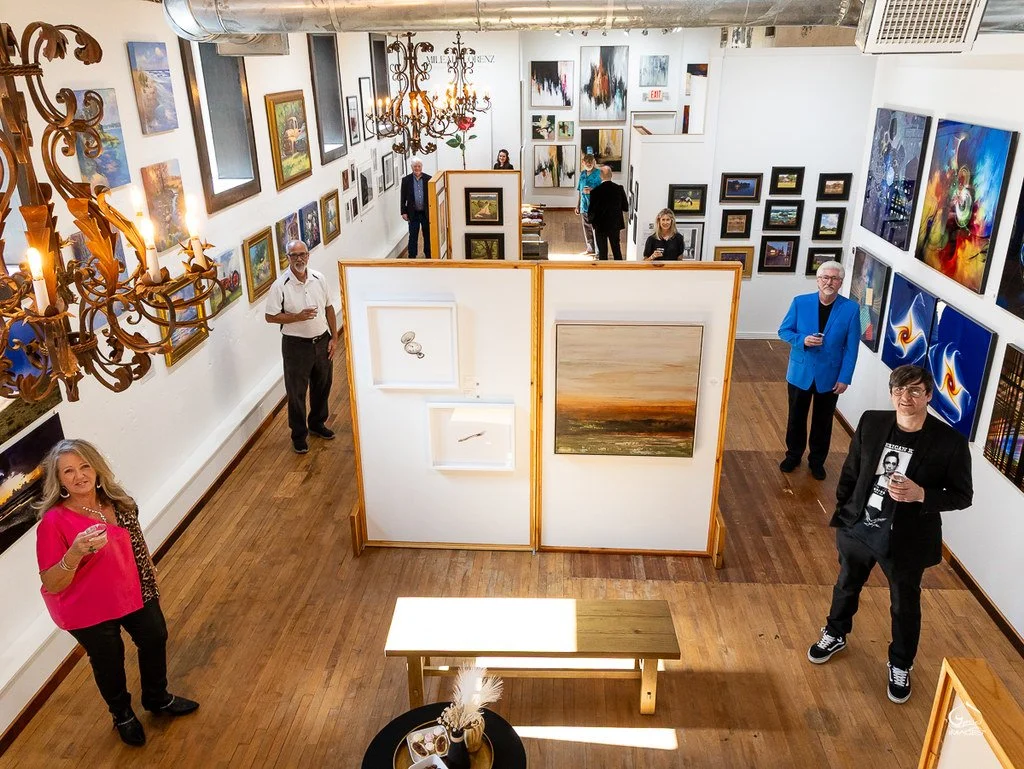 Opening night at Tyler Fine Art Gallery
