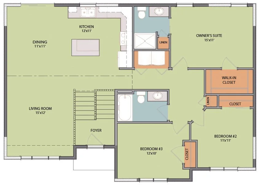 Camelia D1 Plan — Denyon Homes