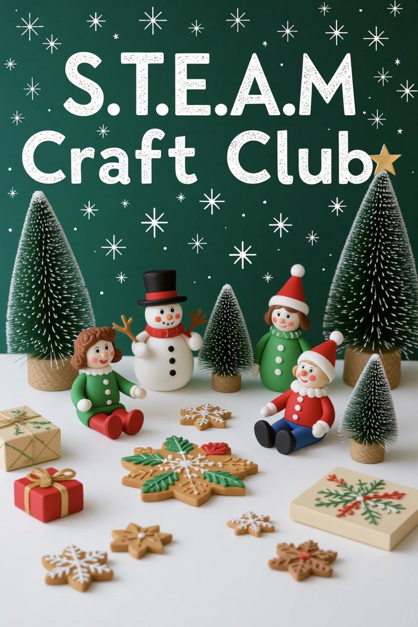 Festive S.T.E.A.M. Craft Club! 🎉✨ |  Starts Nov,3, 2025