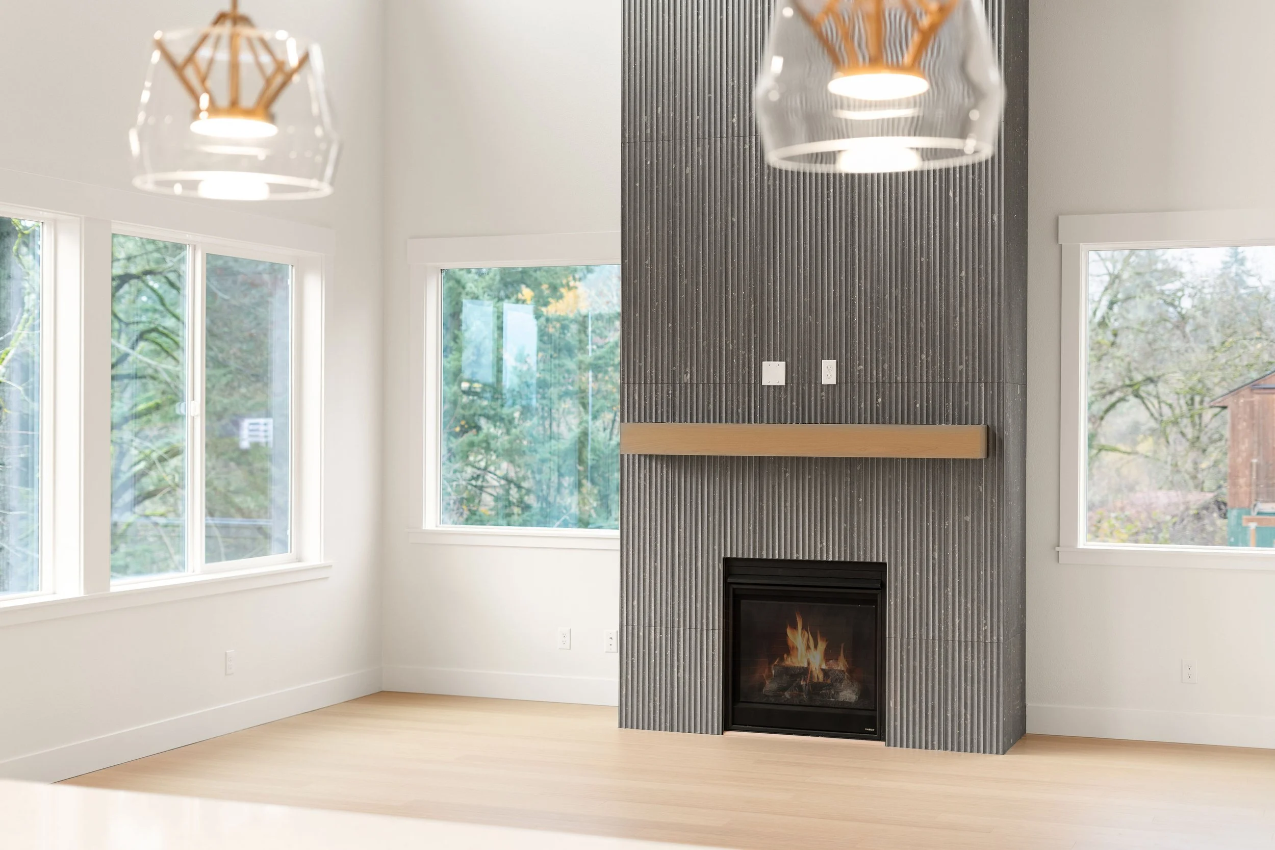 New construction luxury home in West Linn, Oregon, crafted by The Portlock Company — the Portland area’s trusted local new construction home builder. 