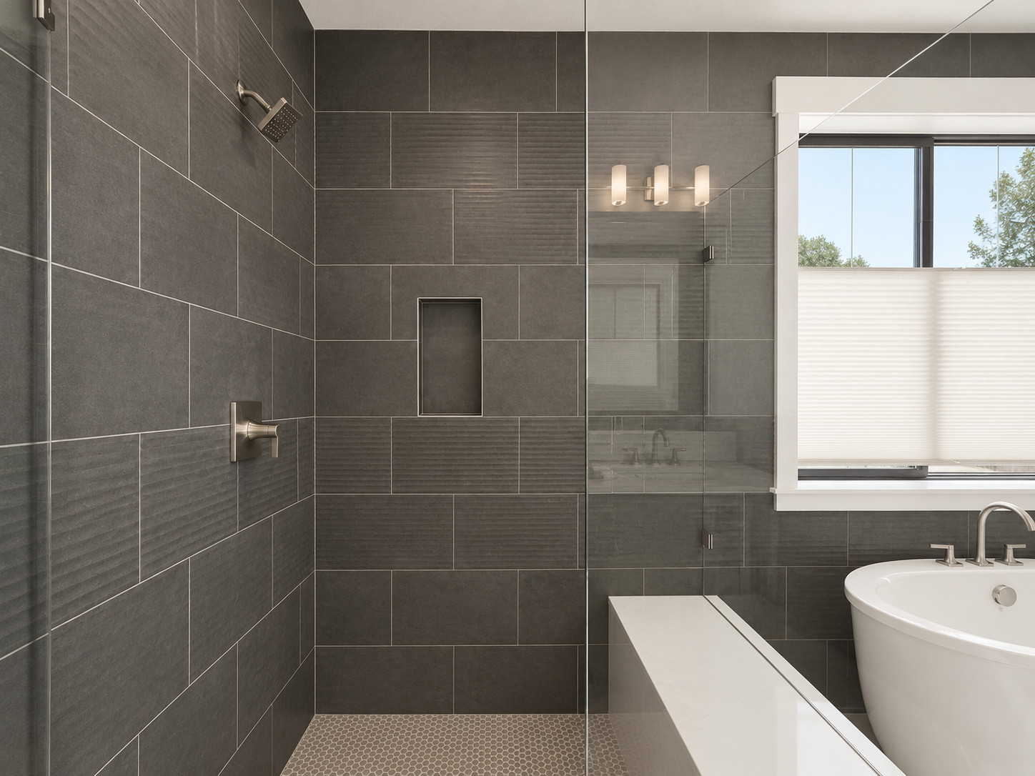 New construction luxury home in West Linn, Oregon, crafted by The Portlock Company — the Portland area’s trusted local new construction home builder. 