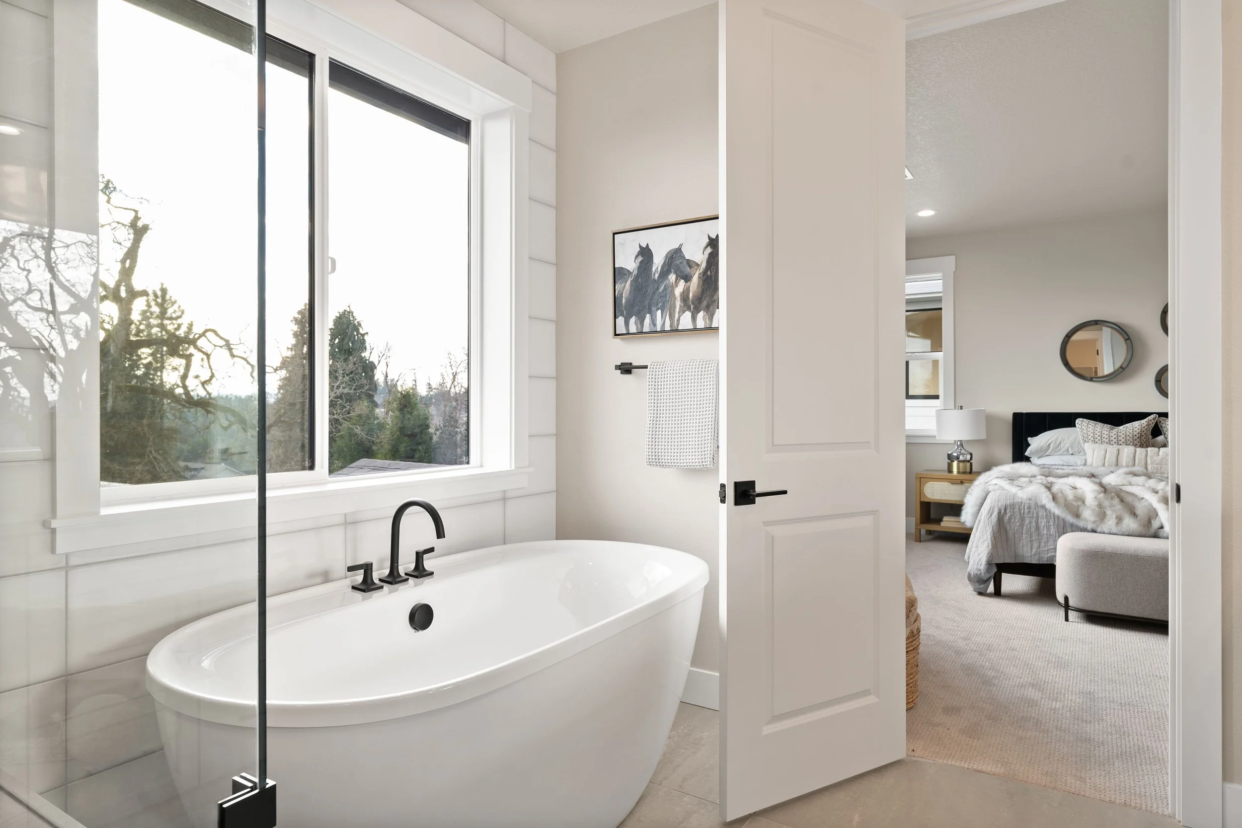 New construction luxury home in West Linn, Oregon by The Portlock Company