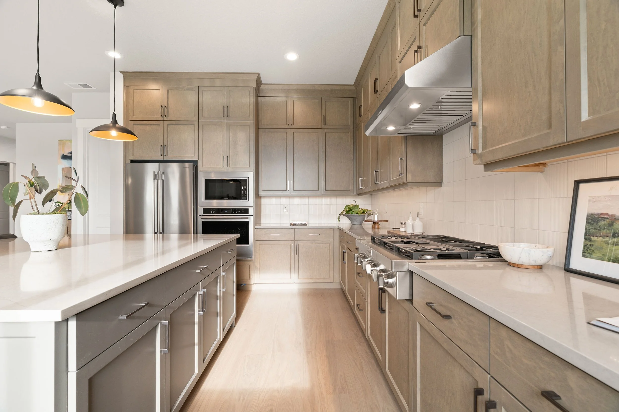 New construction luxury home in West Linn, Oregon, crafted by The Portlock Company — the Portland area’s trusted local home builder. 