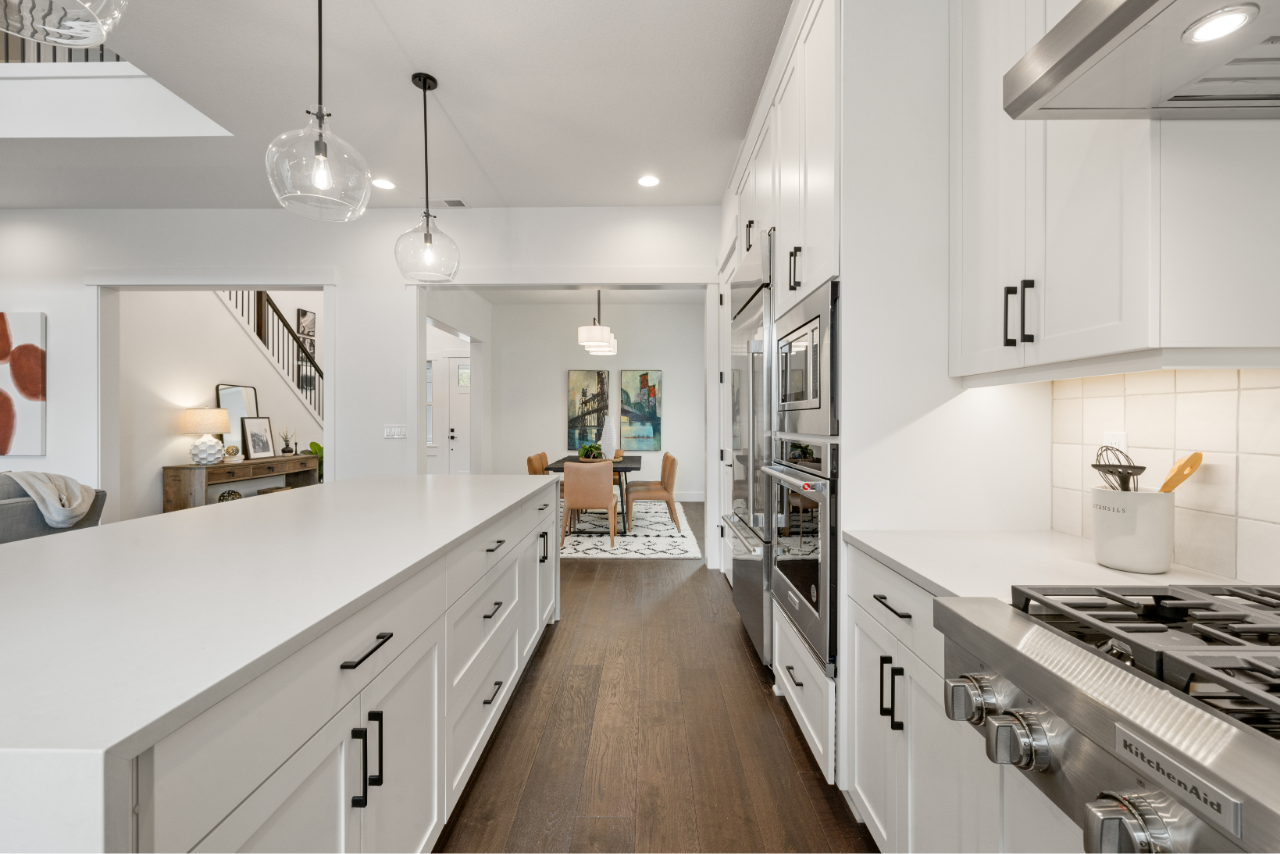 New luxury home in West Linn, Oregon, crafted by The Portlock Company — the Portland area’s trusted local home builder. 