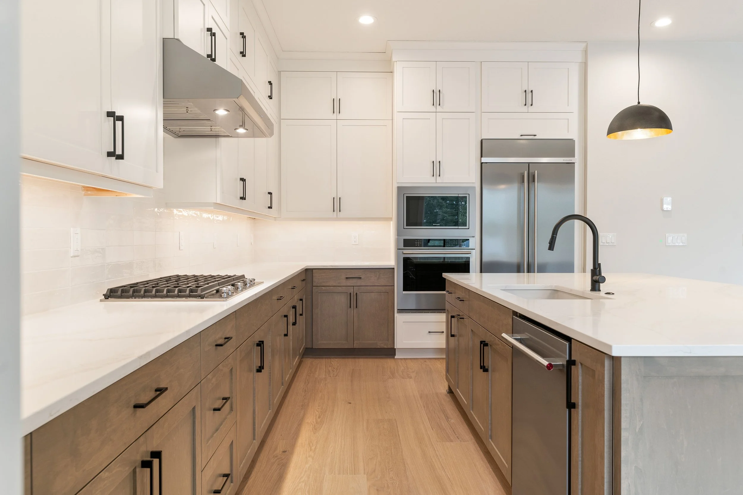 New construction luxury home in West Linn, Oregon, crafted by The Portlock Company — the Portland area’s trusted local home builder. 