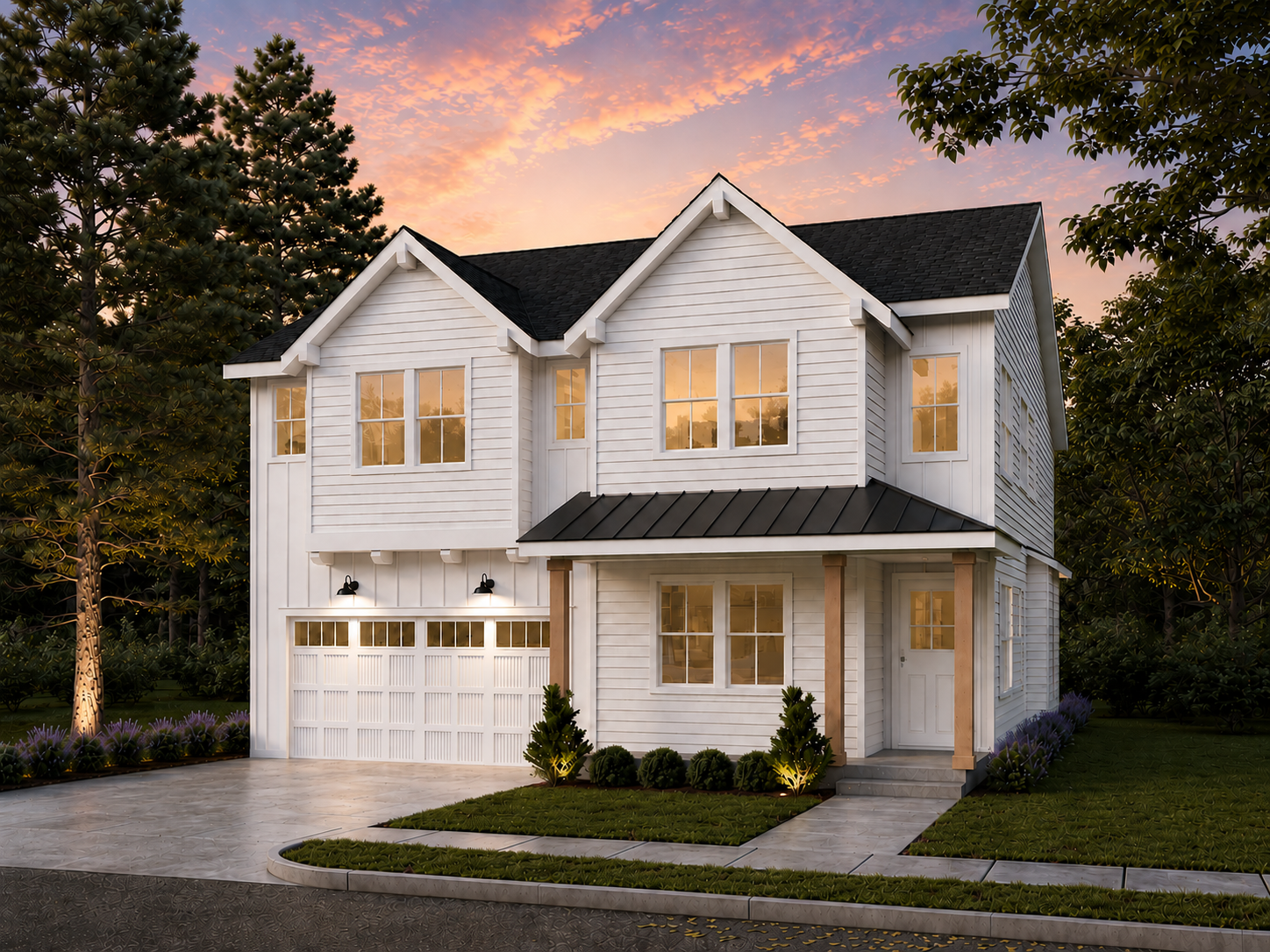 New construction luxury home in West Linn, Oregon, crafted by The Portlock Company — the Portland area’s trusted local home builder.