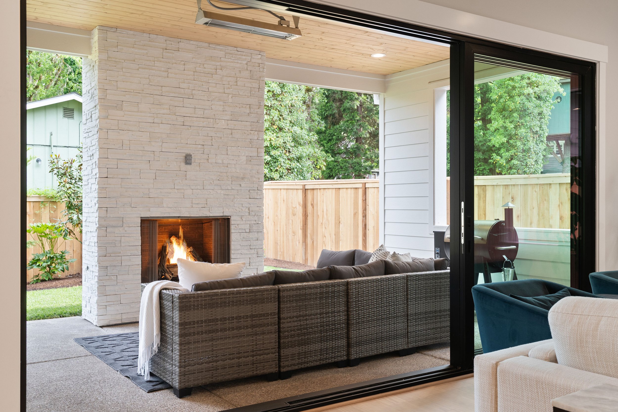 New construction luxury home in West Linn, Oregon, crafted by The Portlock Company — the Portland area’s trusted local home builder. 