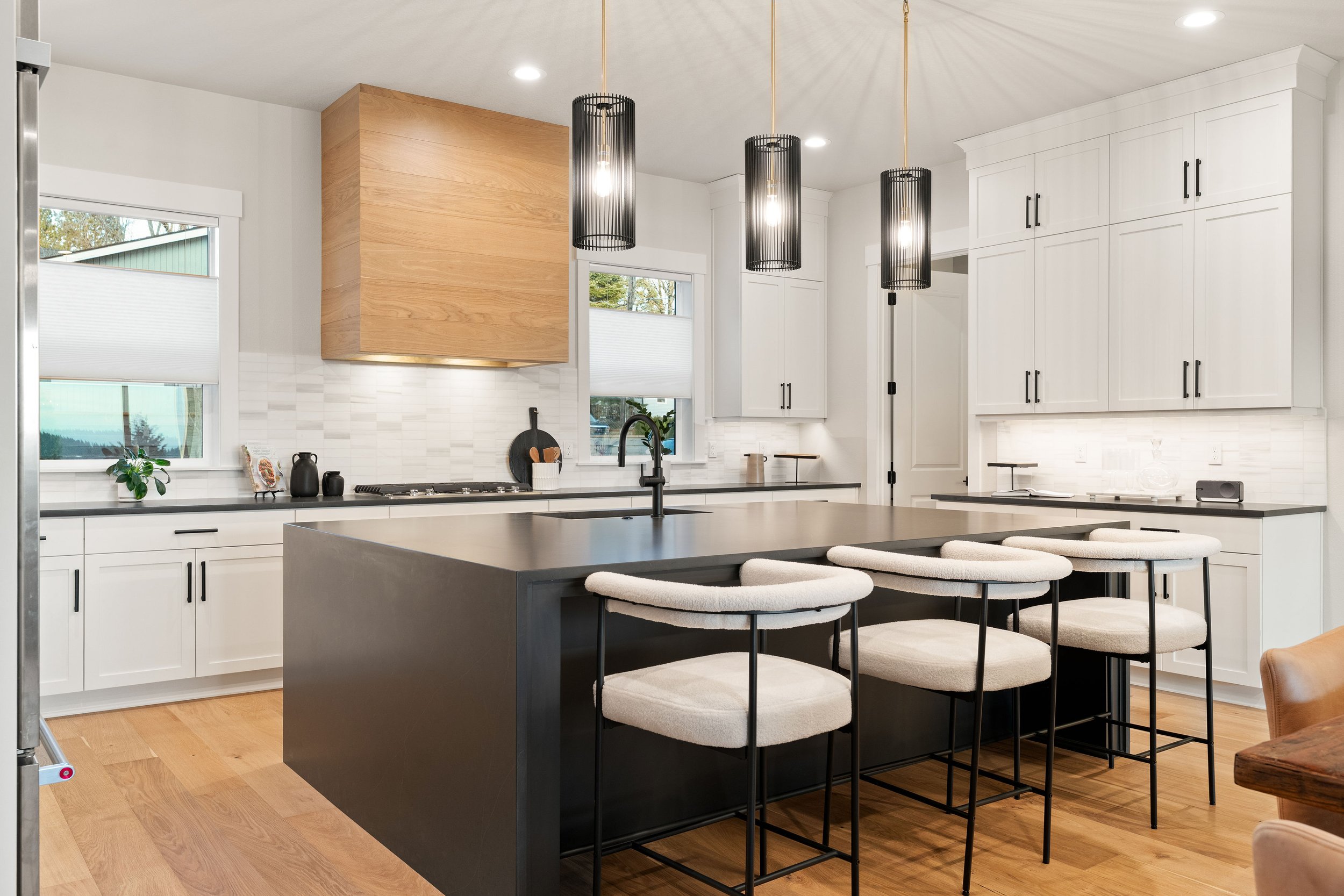 New construction luxury home in West Linn, Oregon, crafted by The Portlock Company — the Portland area’s trusted local new construction home builder.