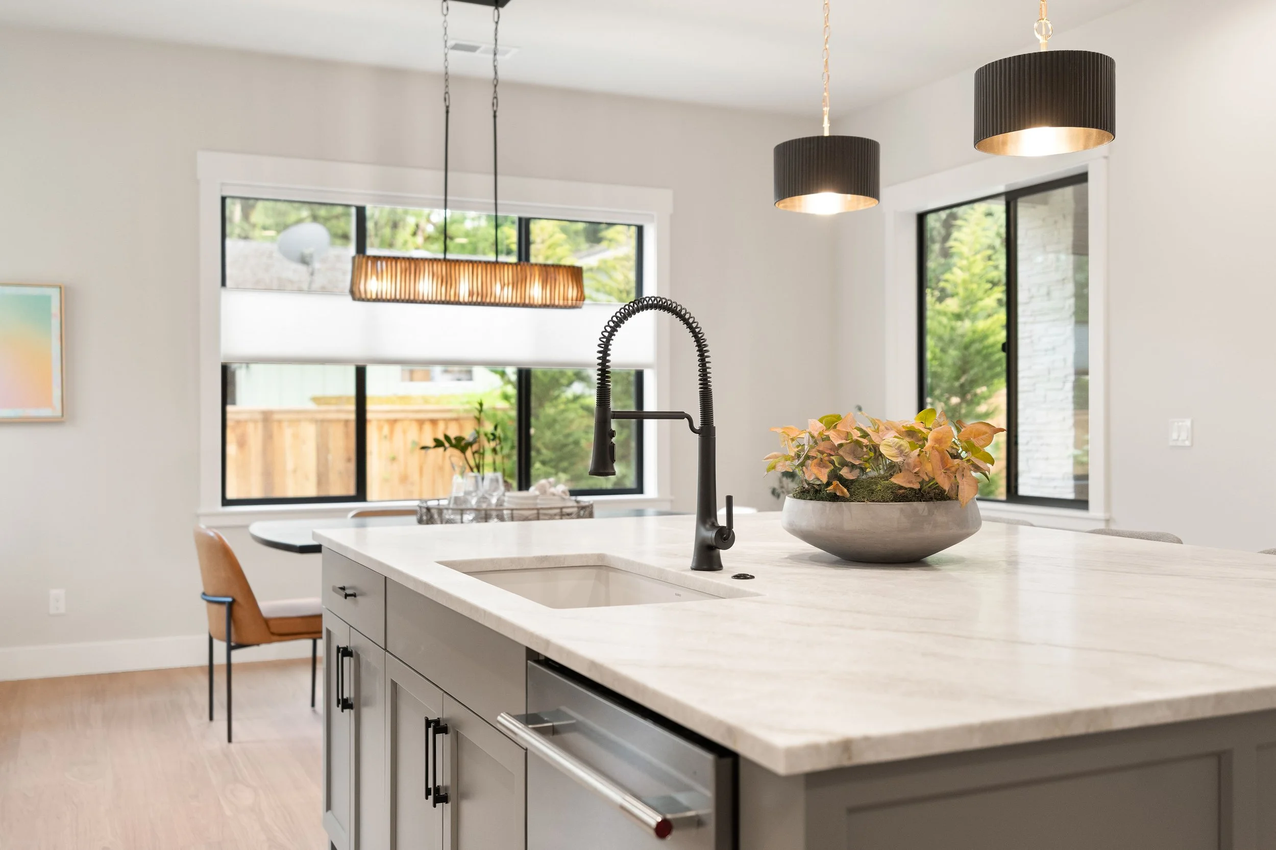 New construction luxury home in West Linn, Oregon, crafted by The Portlock Company — the Portland area’s trusted local home builder. 