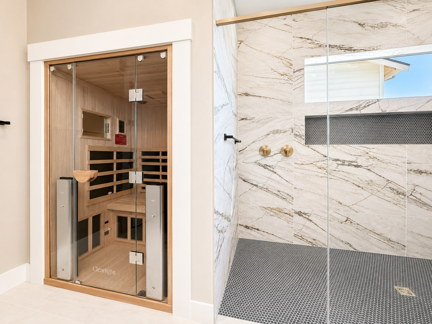 New construction luxury home in West Linn, Oregon, crafted by The Portlock Company — the Portland area’s trusted local home builder. 