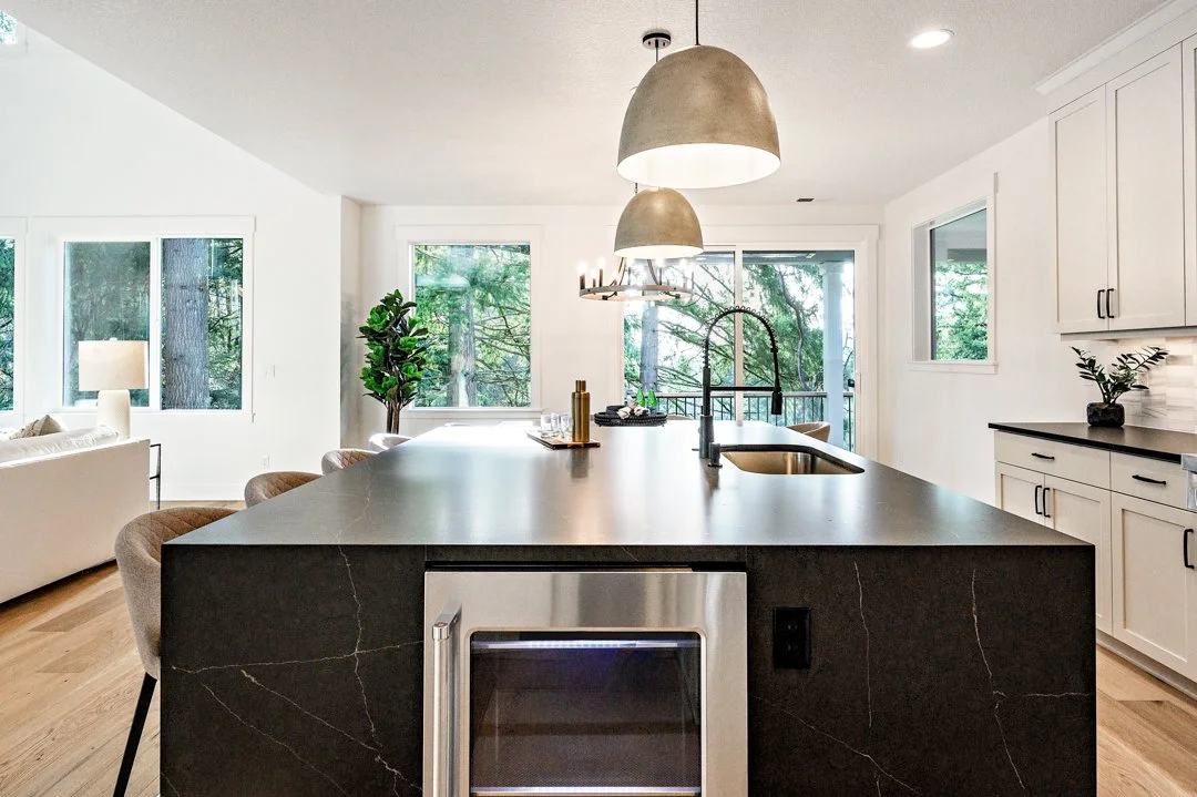 New luxury home in West Linn, Oregon, crafted by The Portlock Company — the Portland area’s trusted local home builder. 