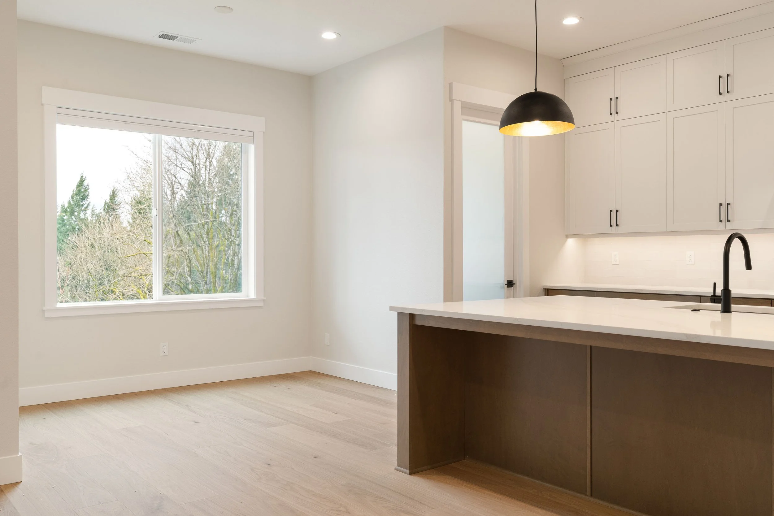 New construction luxury home in West Linn, Oregon, crafted by The Portlock Company — the Portland area’s trusted local home builder. 