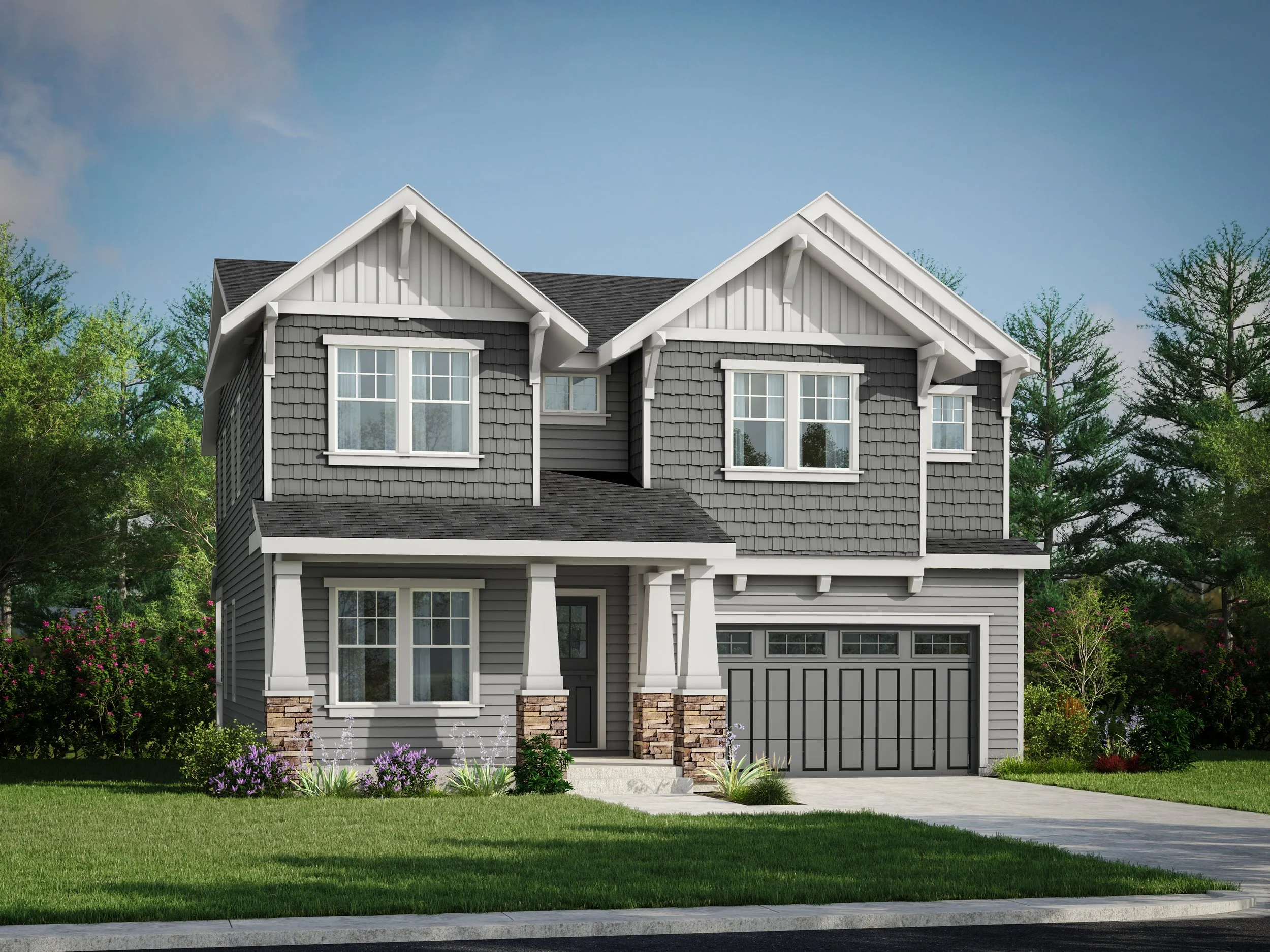 New construction luxury home in West Linn, Oregon, crafted by The Portlock Company — the Portland area’s trusted local new construction home builder.