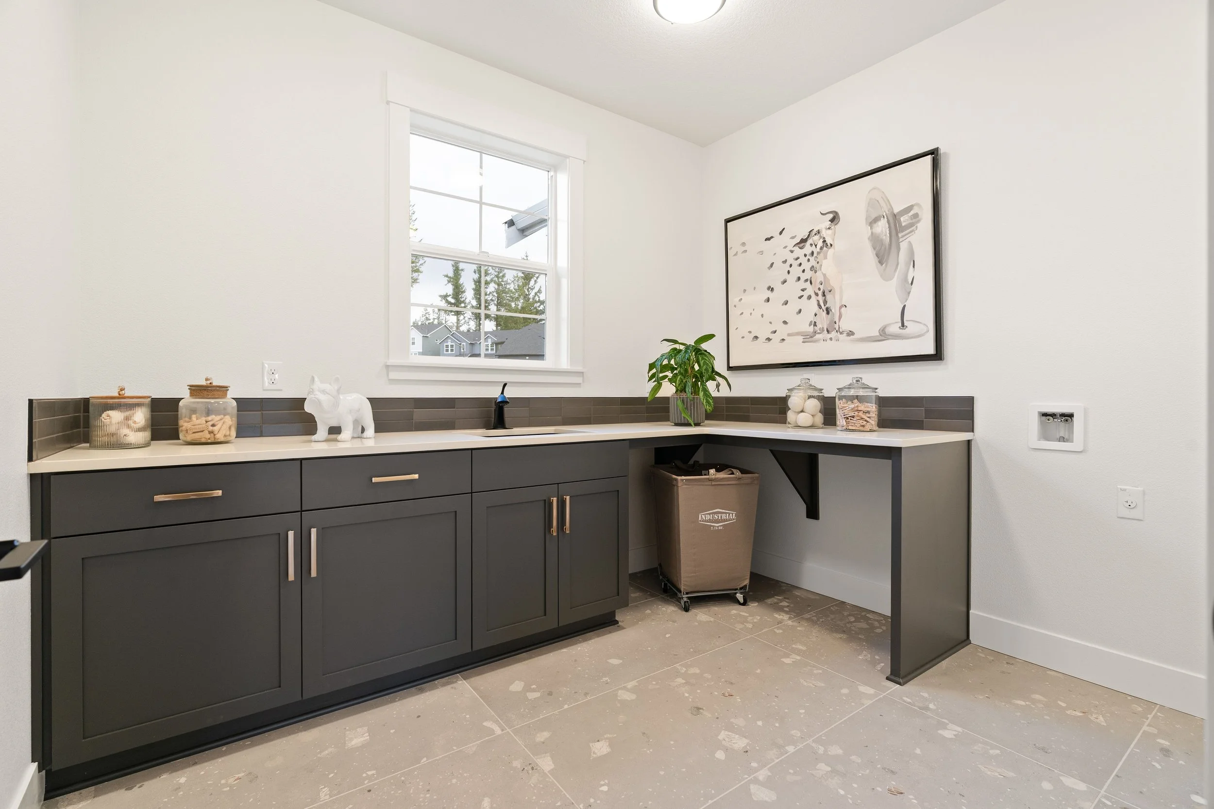 New construction luxury home in West Linn, Oregon, crafted by The Portlock Company — the Portland area’s trusted local home builder. 